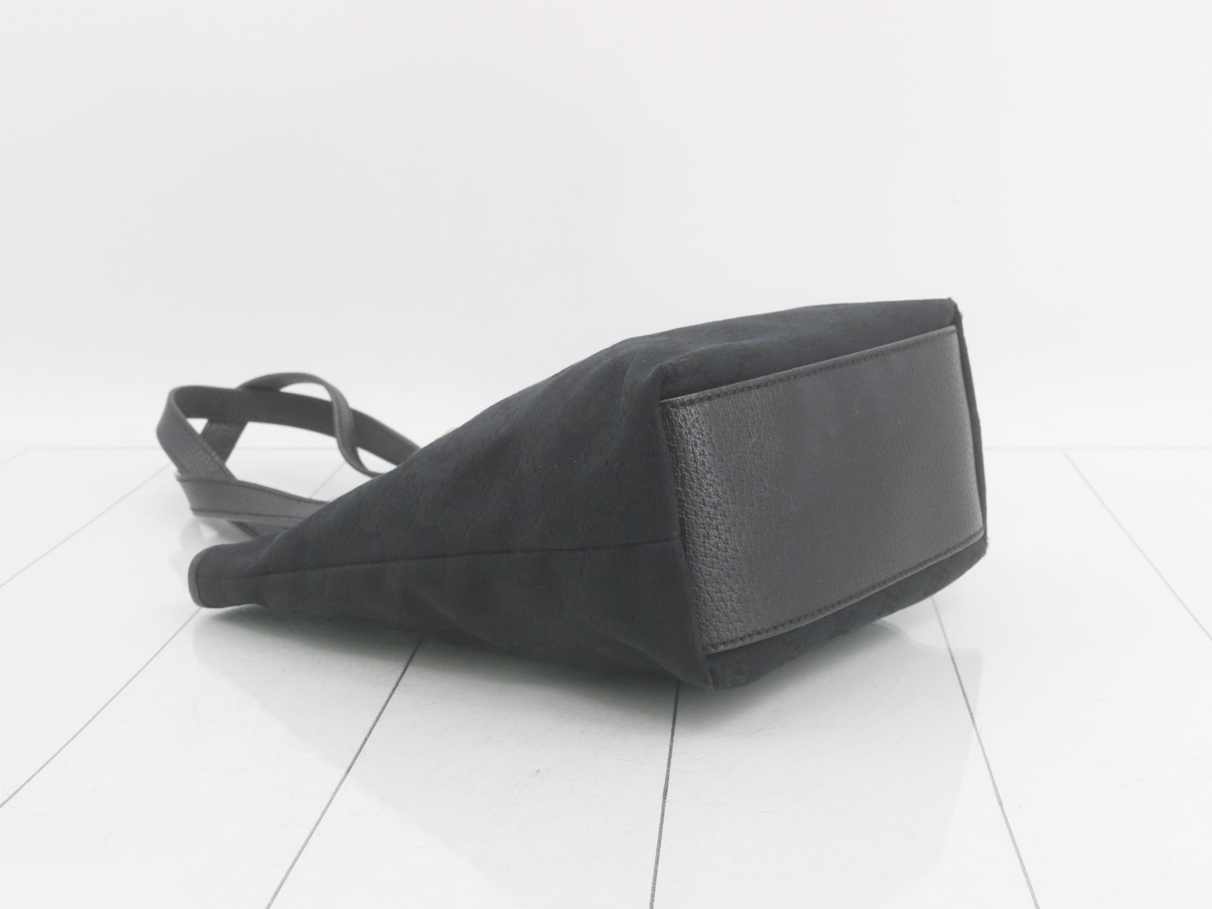 Canvas Mini Tote Bag, Noir (Black), 153361, 203998 — view 5
