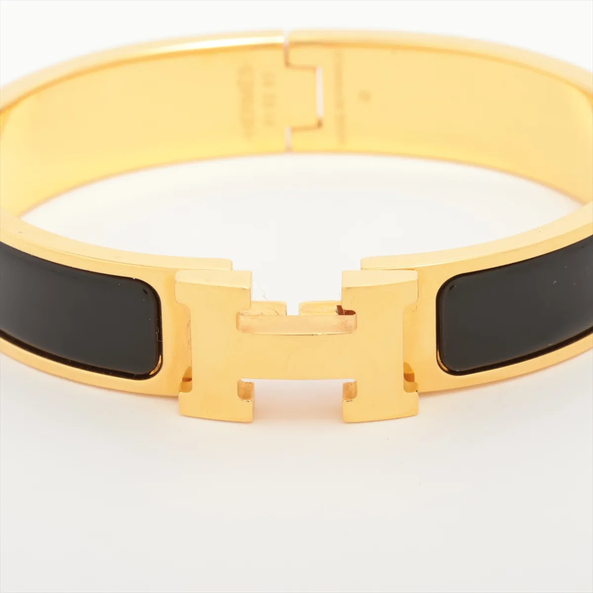 Click H Bangle Fan FI0293 Bangle GP Black x Gold — view 3