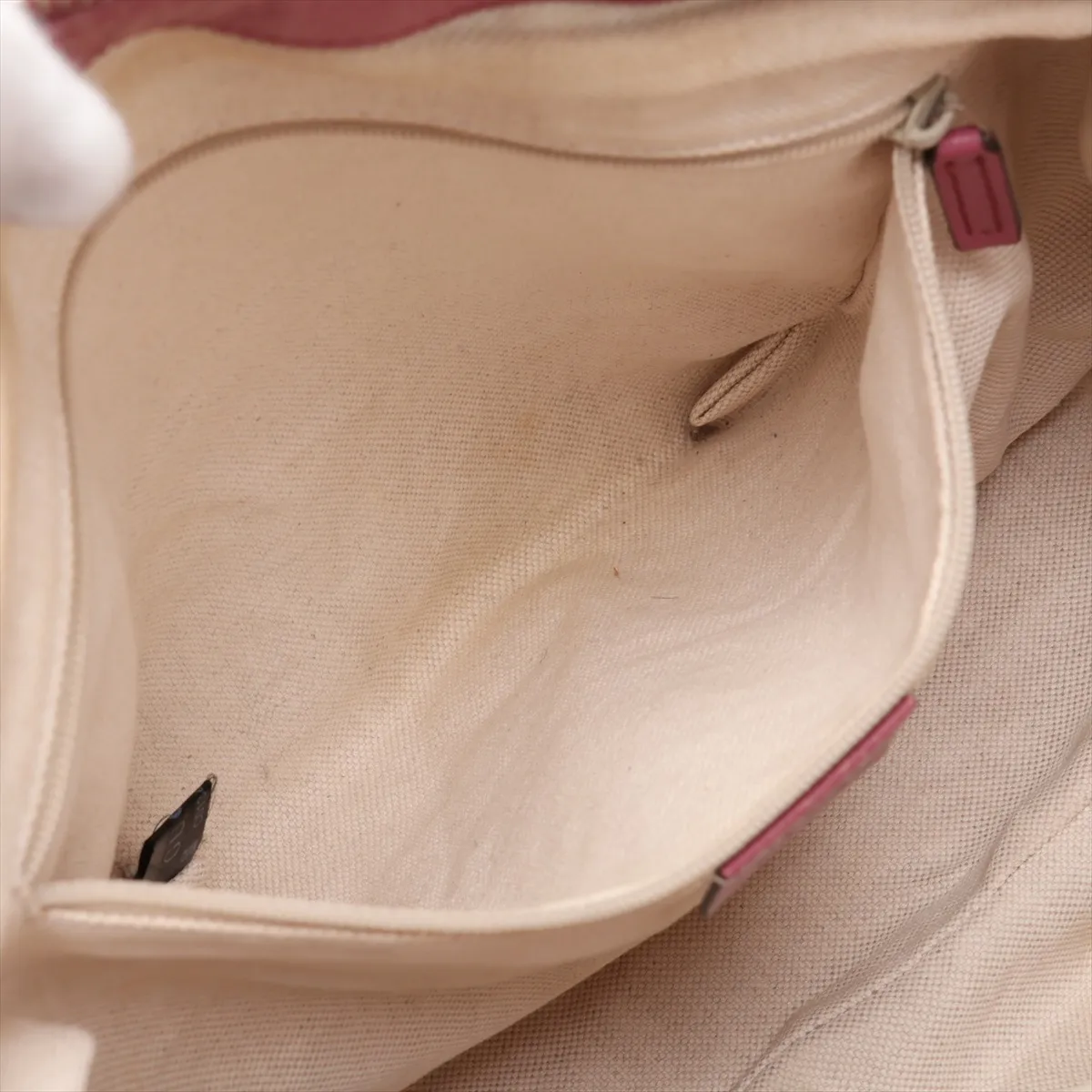 GG Canvas Sukey 247902 Canvas x Leather 2-Way Handbag Beige x Pink — view 9