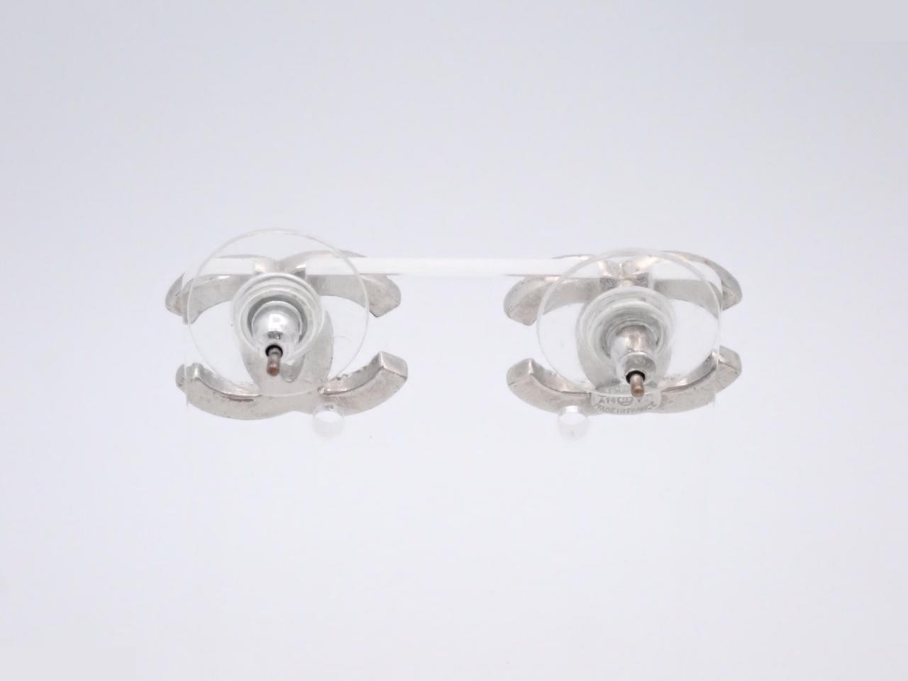 Coco Mark Rhinestone Earrings (Alloy/Plated) — view 2