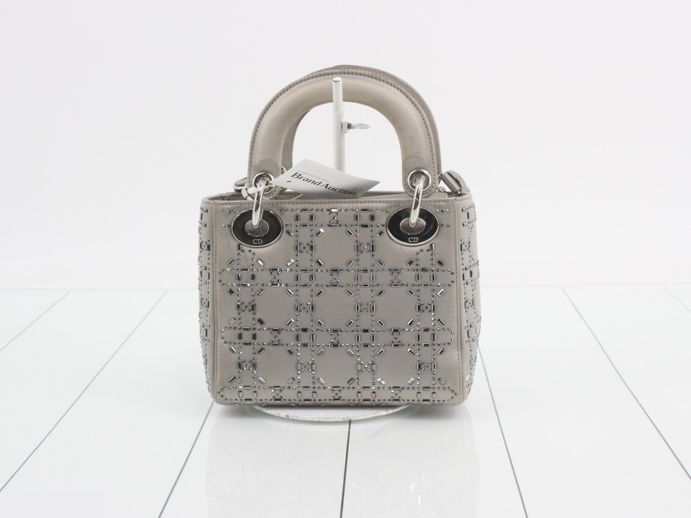 Lady Dior Satin 2-Way Bag/Handbag — view 2