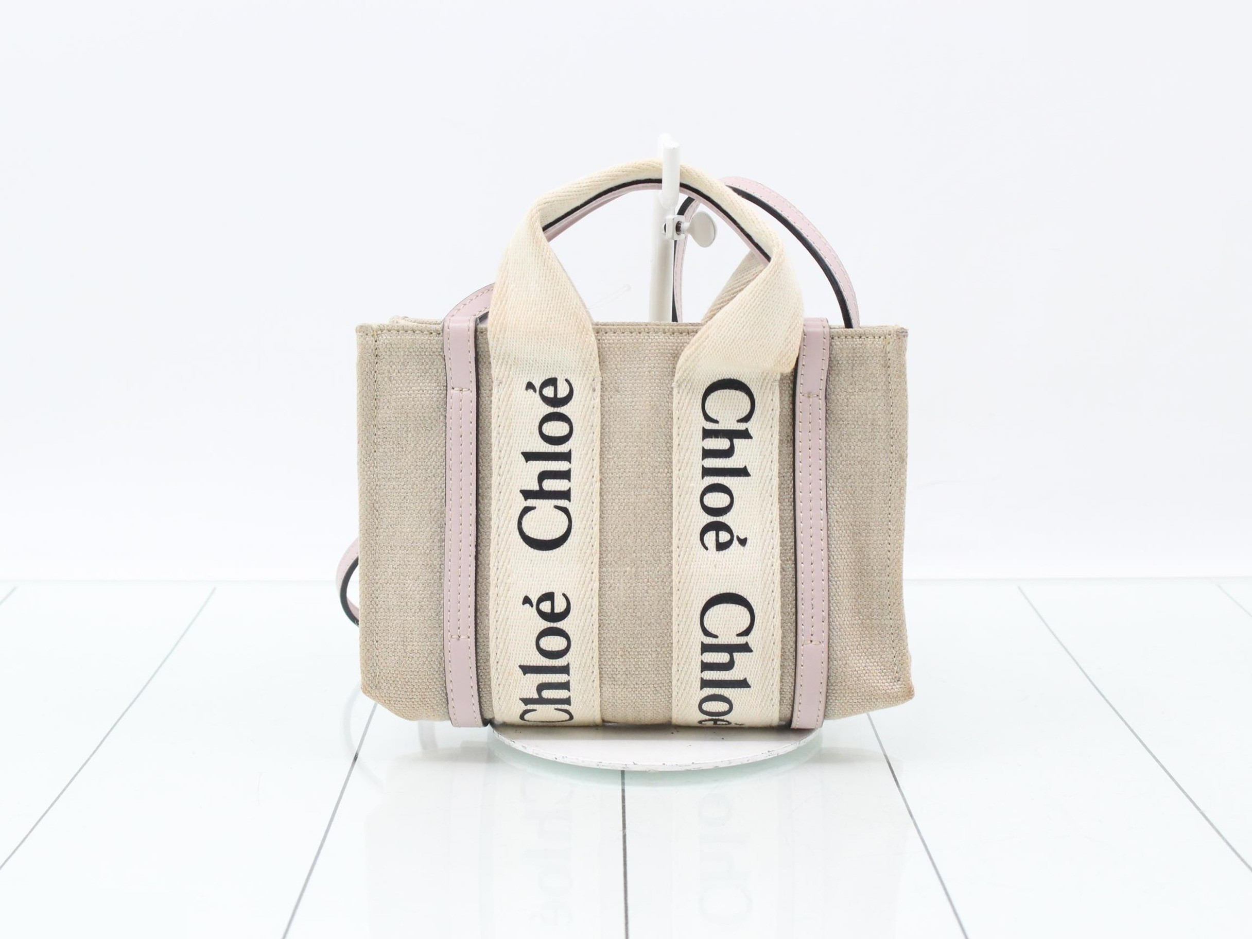 Woody Mini Canvas/Leather 2-Way Handbag — view 2