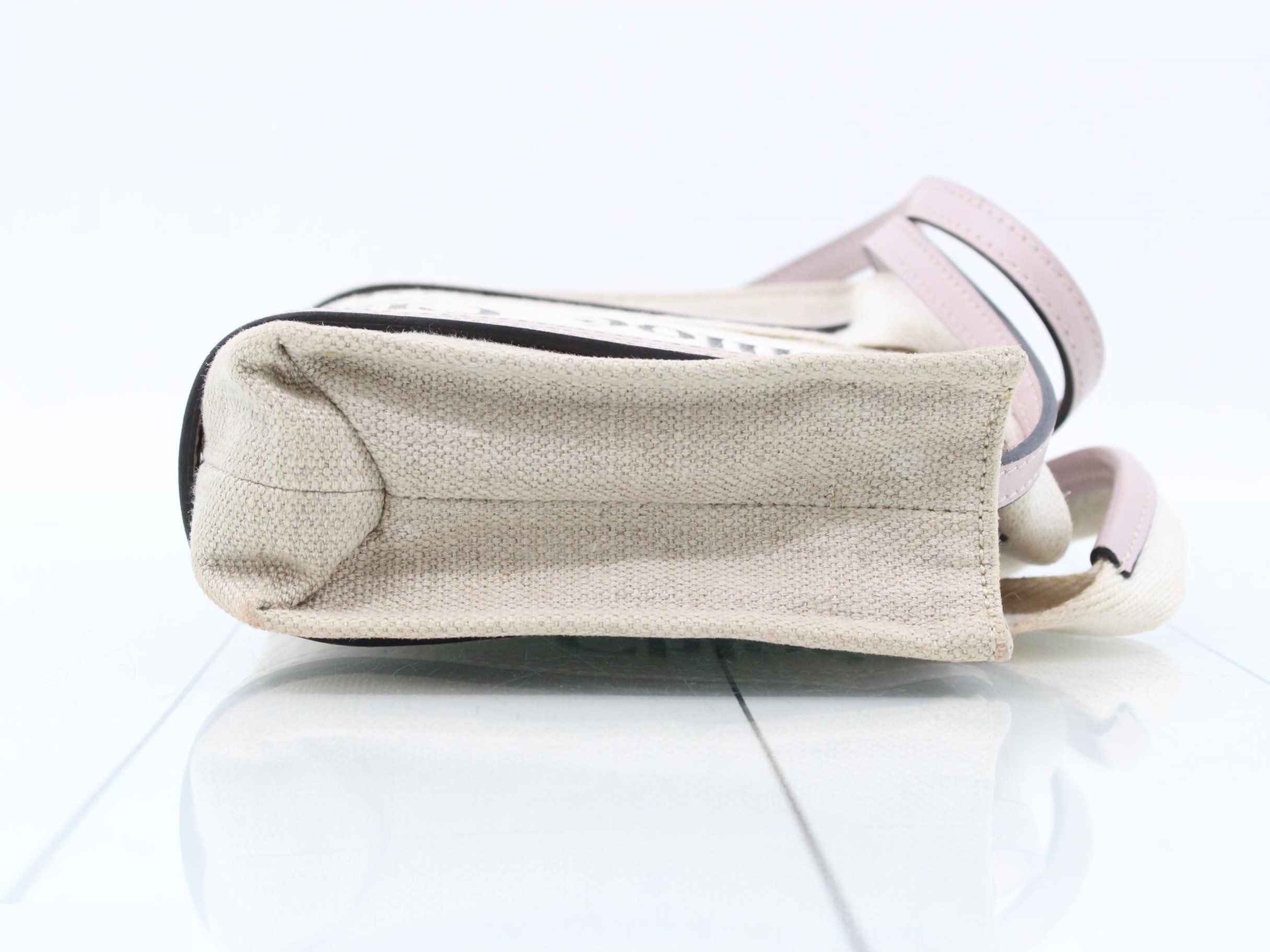 Woody Mini Canvas/Leather 2-Way Handbag — view 3
