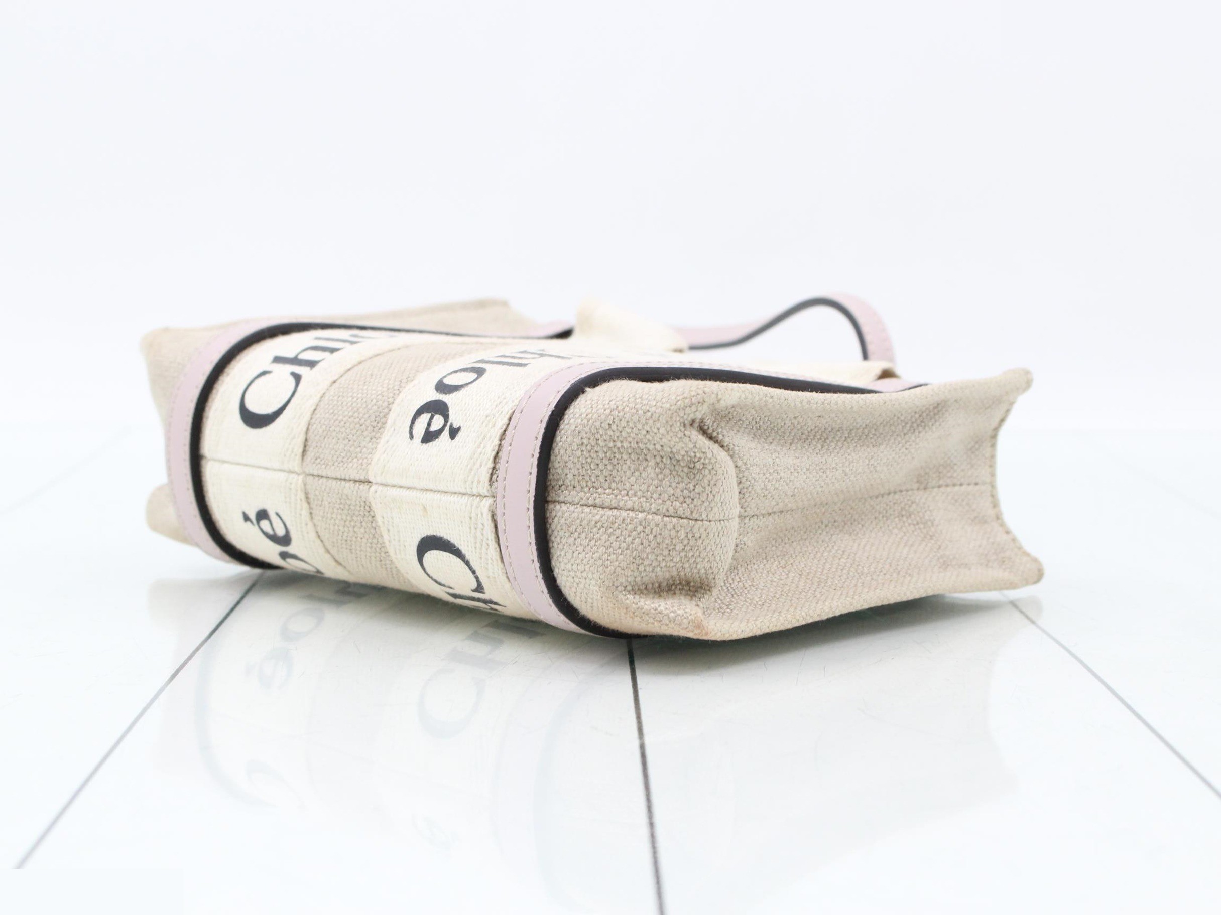 Woody Mini Canvas/Leather 2-Way Handbag — view 6
