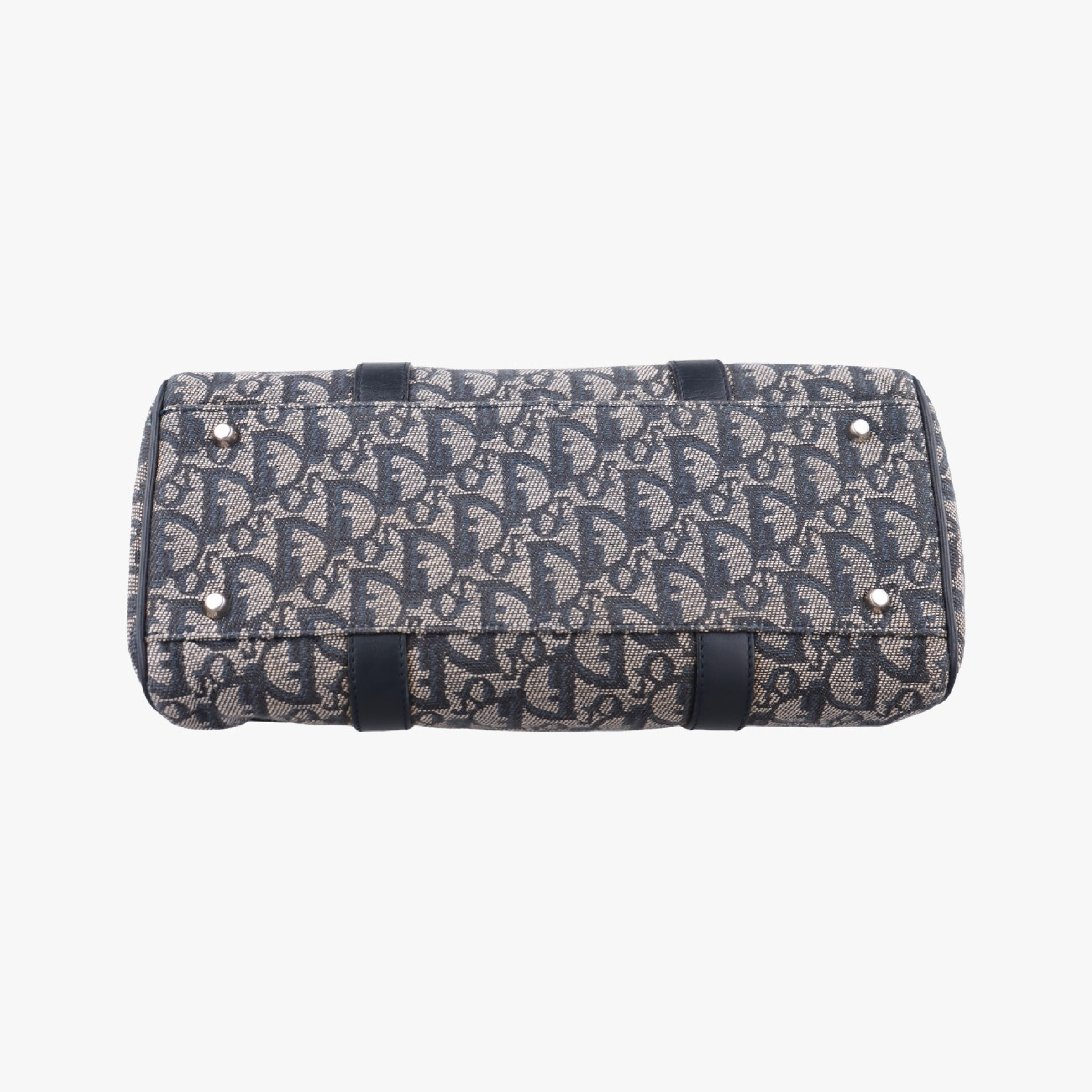 Trotter Navy x Gray Jacquard BO L 0094 Shoulder Bag — view 3
