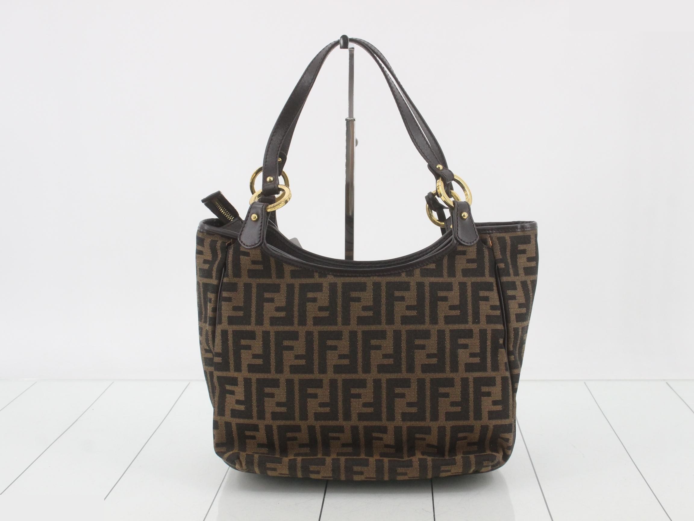 Zucca (bag) tote bag with gold hardware. — view 2