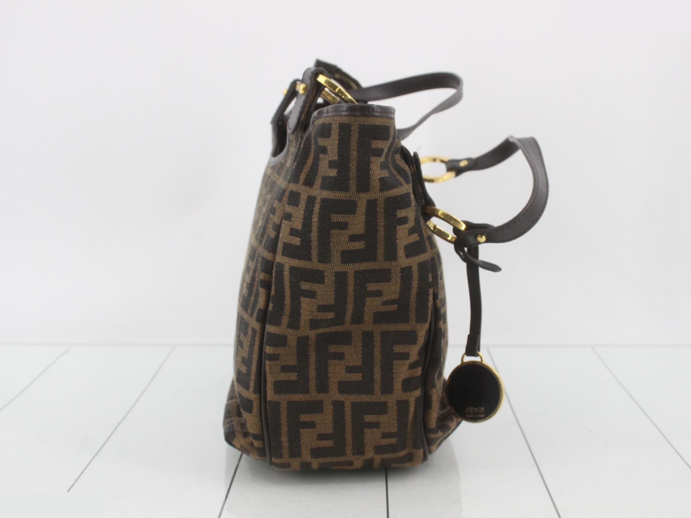 Zucca (bag) tote bag with gold hardware. — view 4