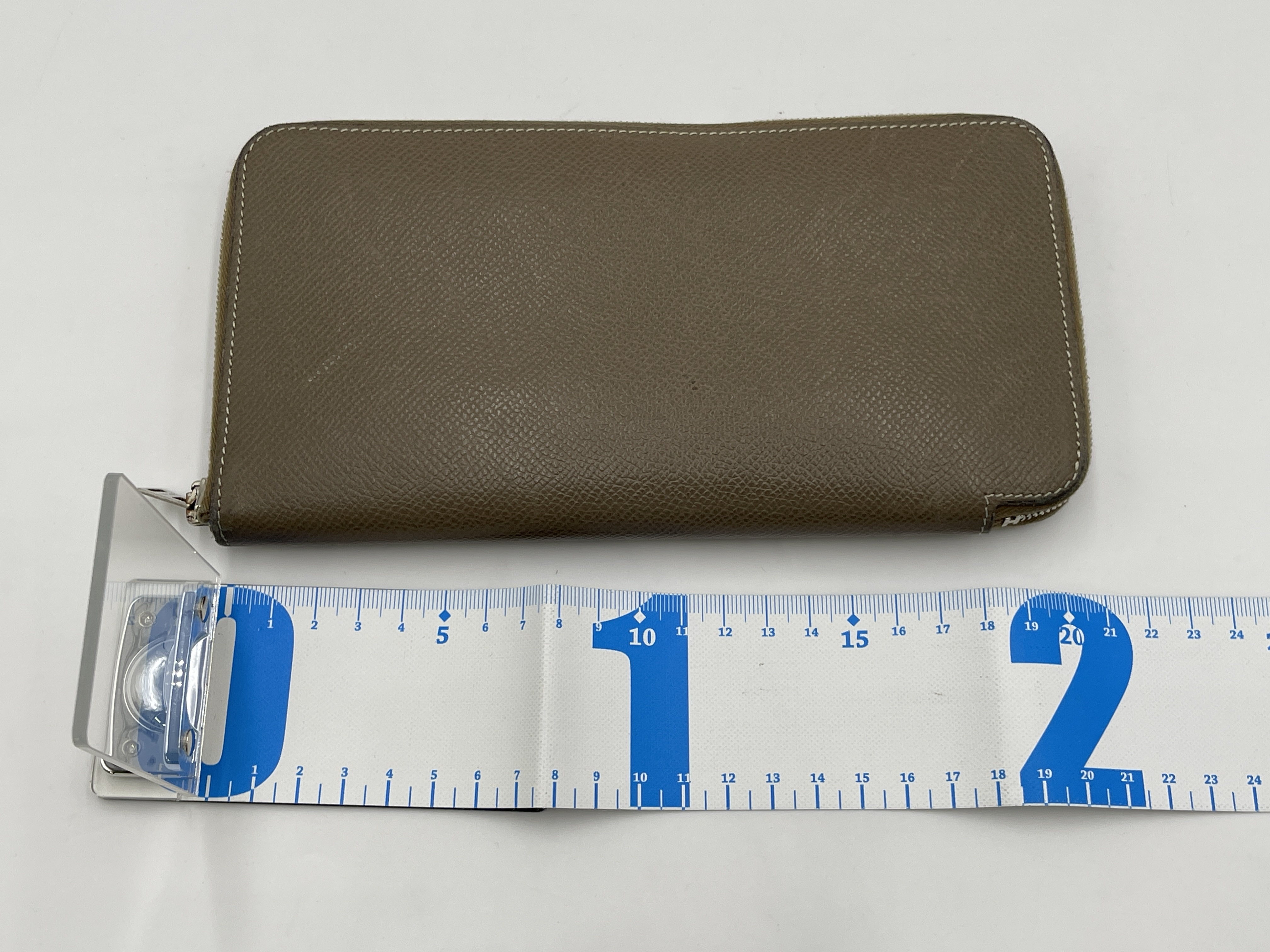 Azap Long Silk In Veau Epsom 063215CK-AA O stamp Japan tag Long wallet — view 2