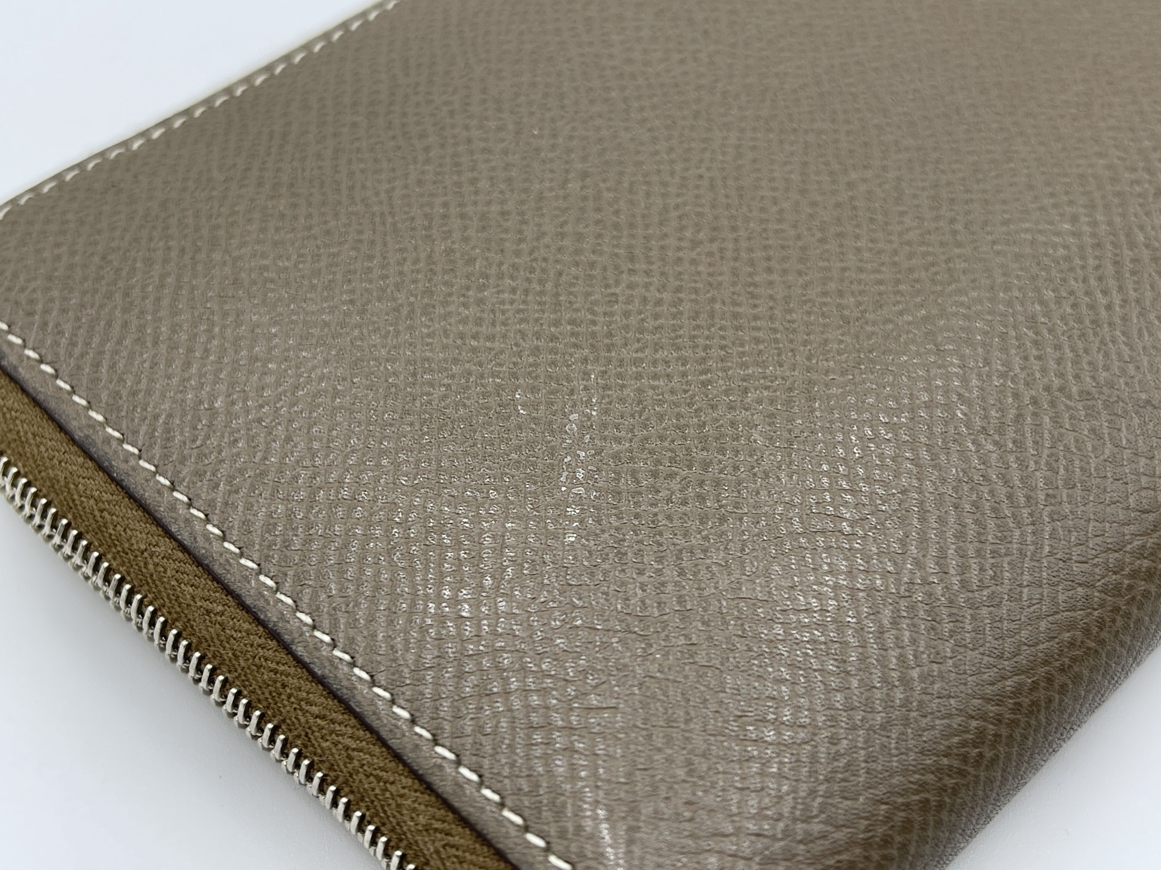 Azap Long Silk In Veau Epsom 063215CK-AA O stamp Japan tag Long wallet — view 12