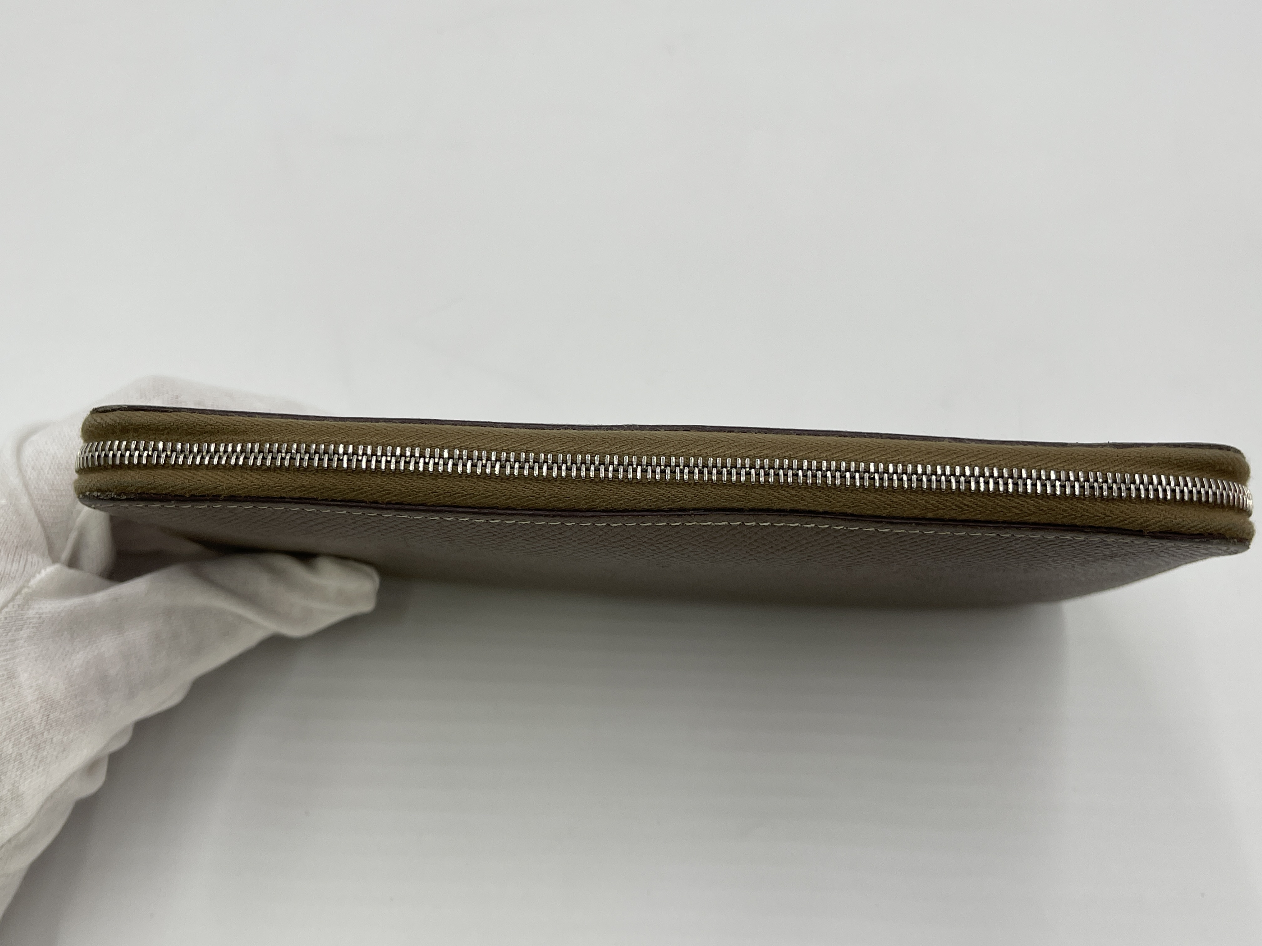 Azap Long Silk In Veau Epsom 063215CK-AA O stamp Japan tag Long wallet — view 4