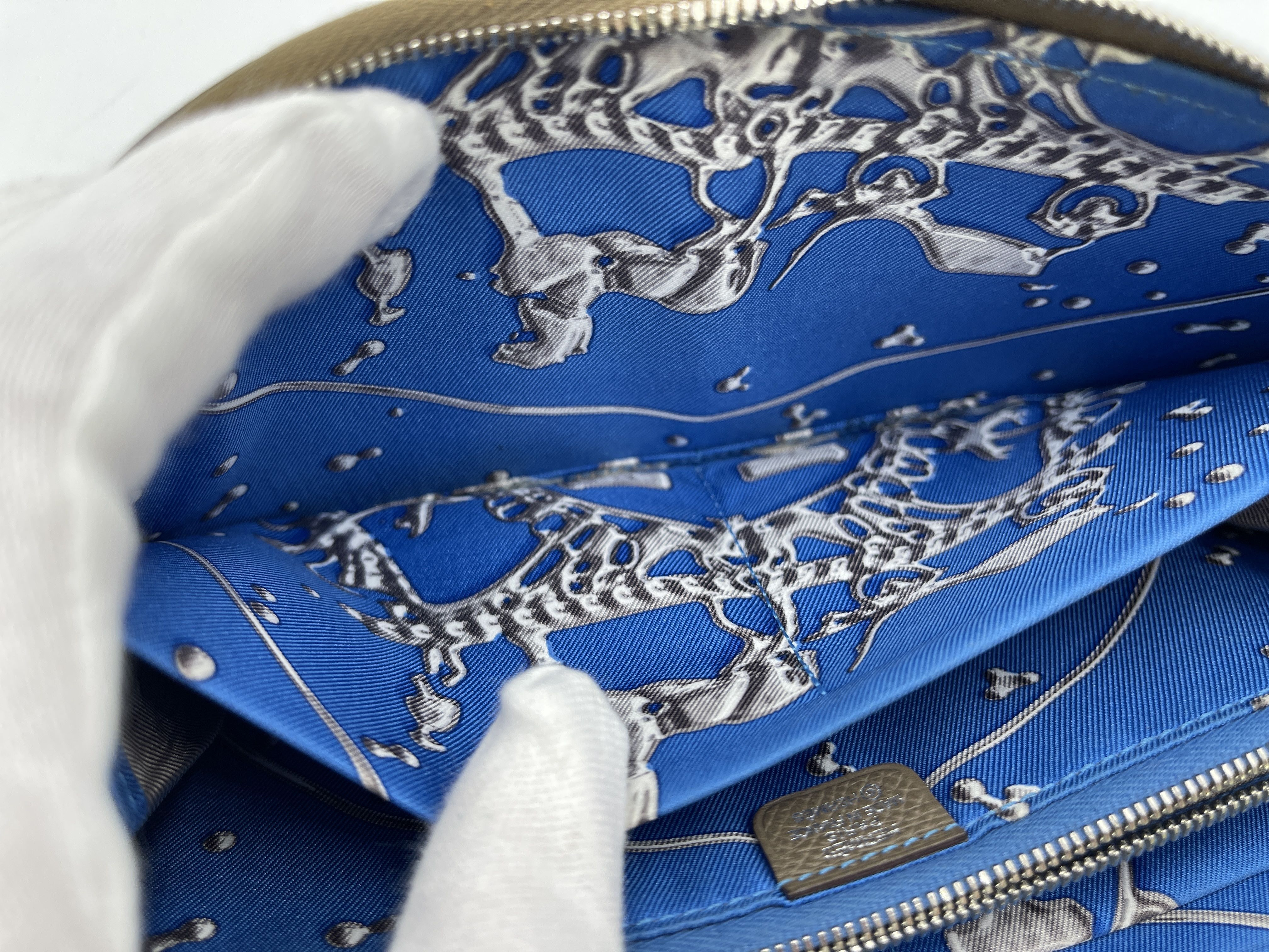 Azap Long Silk In Veau Epsom 063215CK-AA O stamp Japan tag Long wallet — view 8