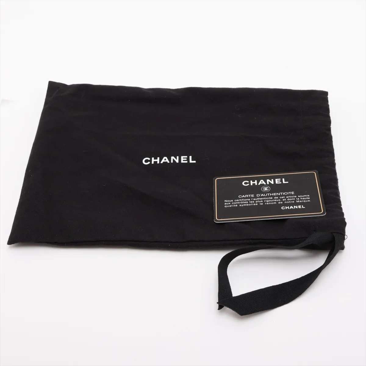 Matelassé Lambskin Chain Wallet, Black with Silver Hardware, 25050343, Serial Number 25 — view 10
