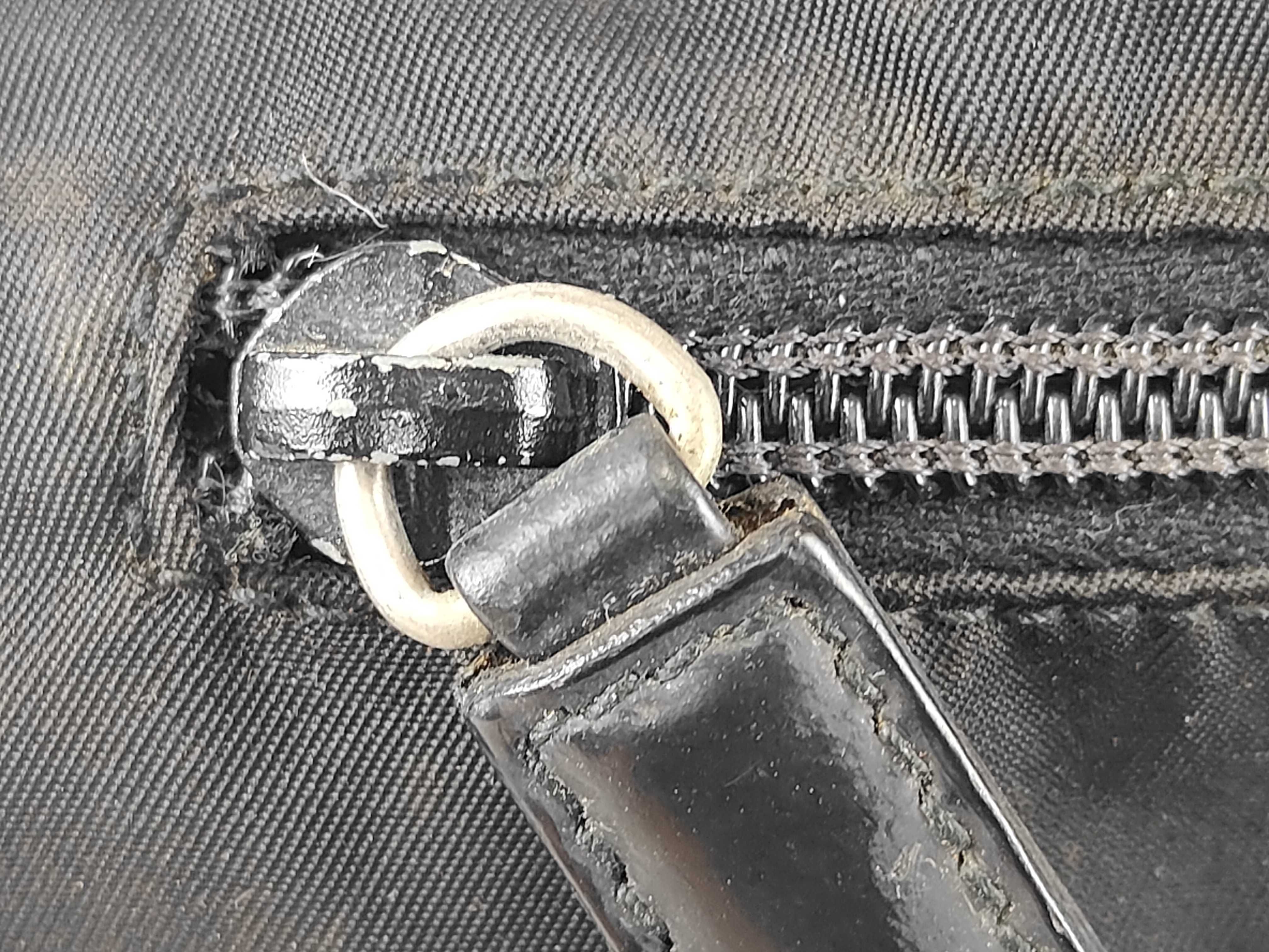 Nylon Shoulder Bag, Black — view 7