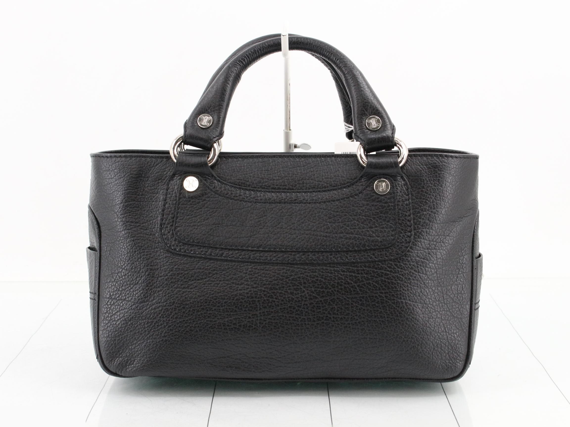 Boogie Bag Leather Handbag, Black — view 2