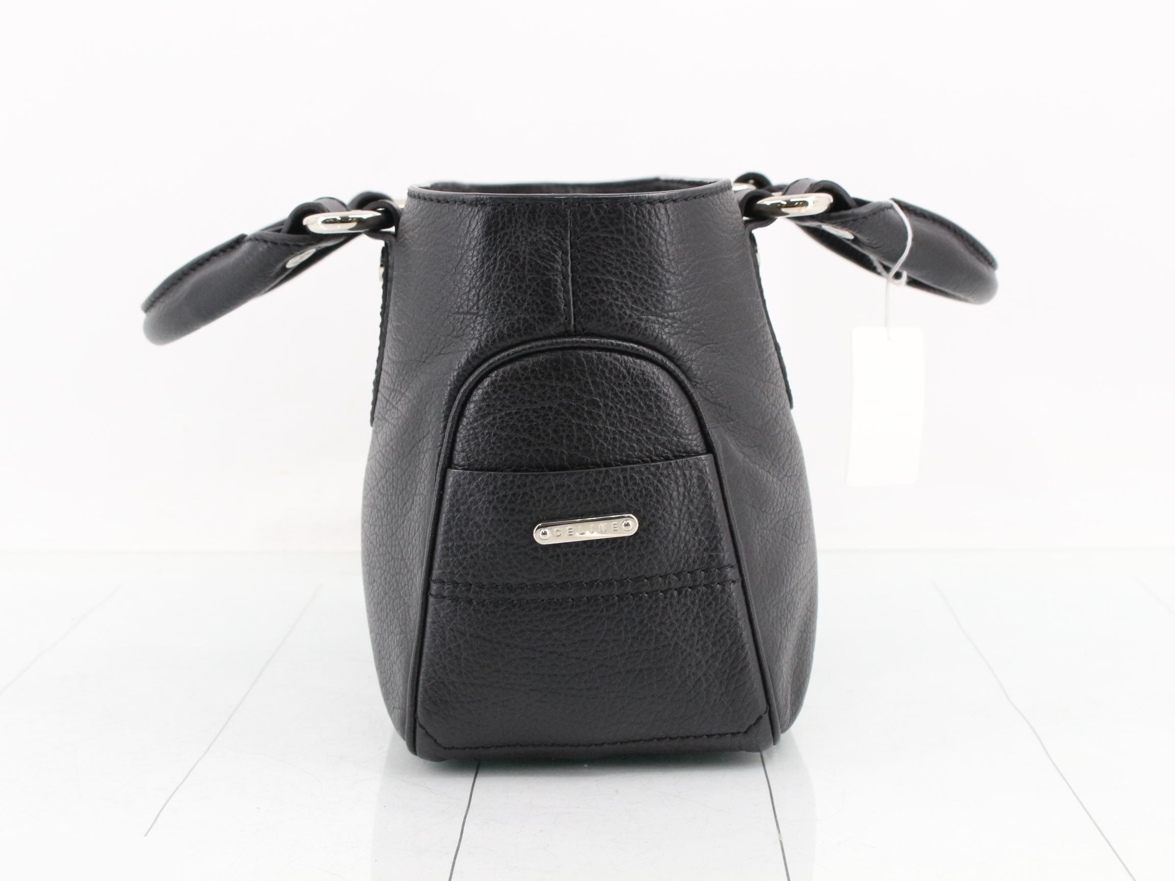 Boogie Bag Leather Handbag, Black — view 4