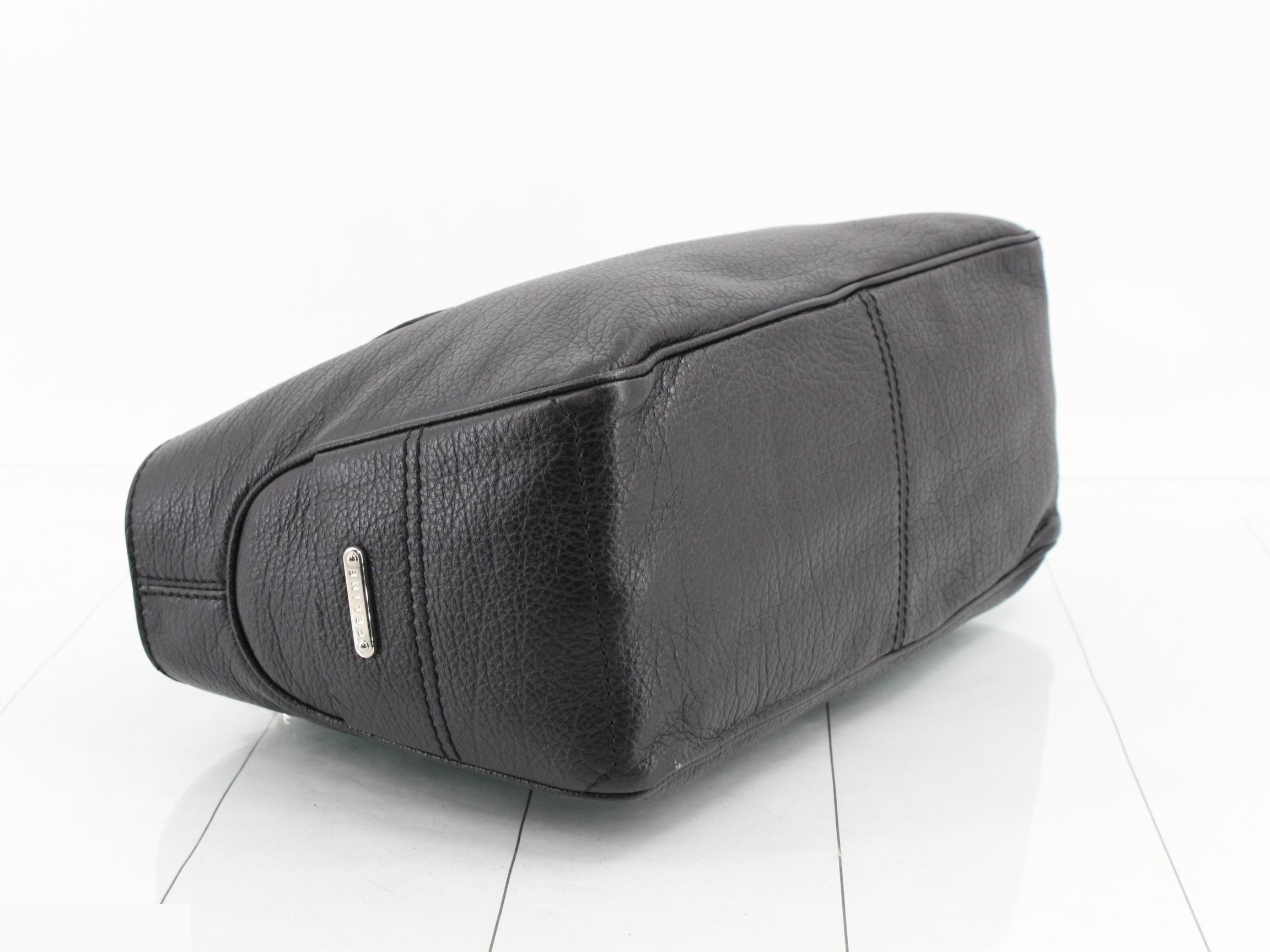 Boogie Bag Leather Handbag, Black — view 5