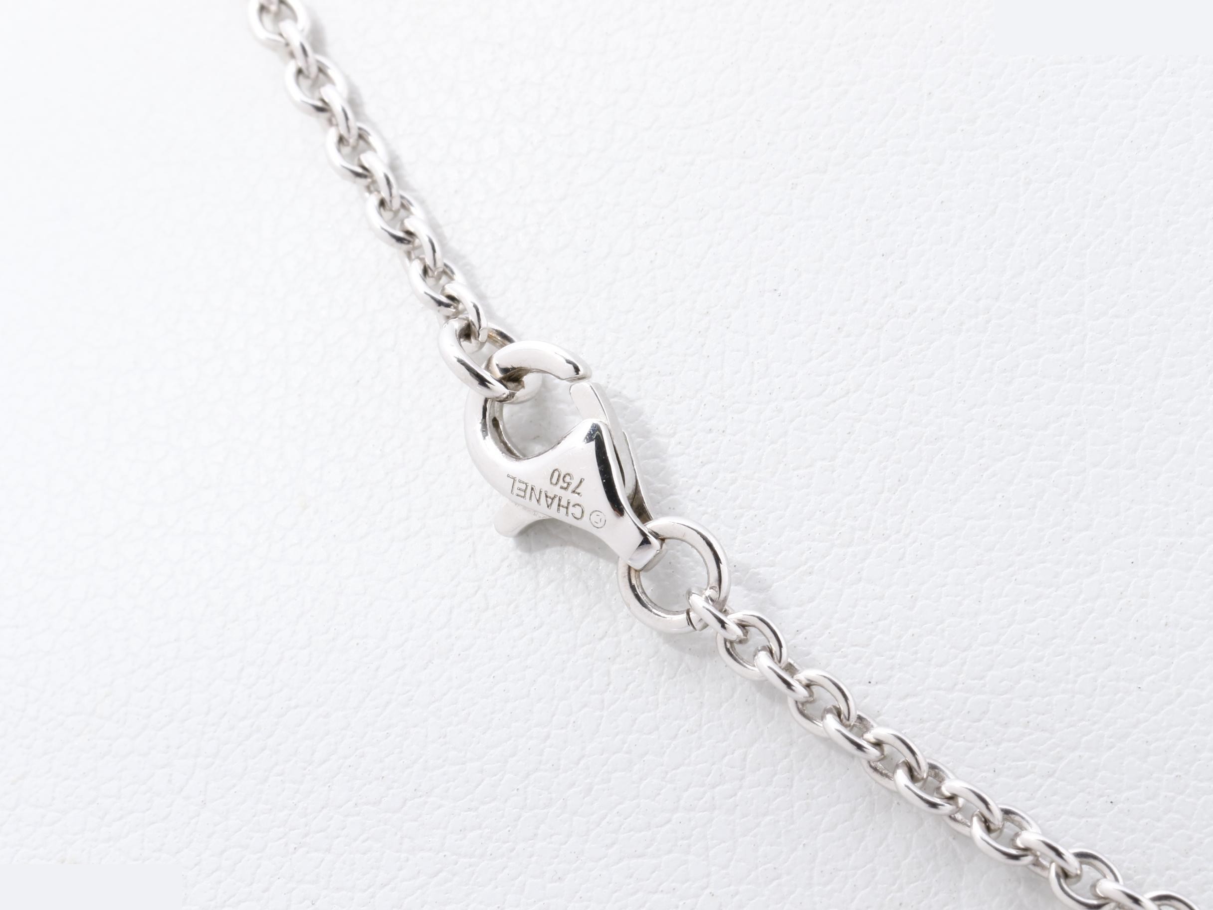 necklace, 750WG, 6.2g, approximately 41cm. — view 3