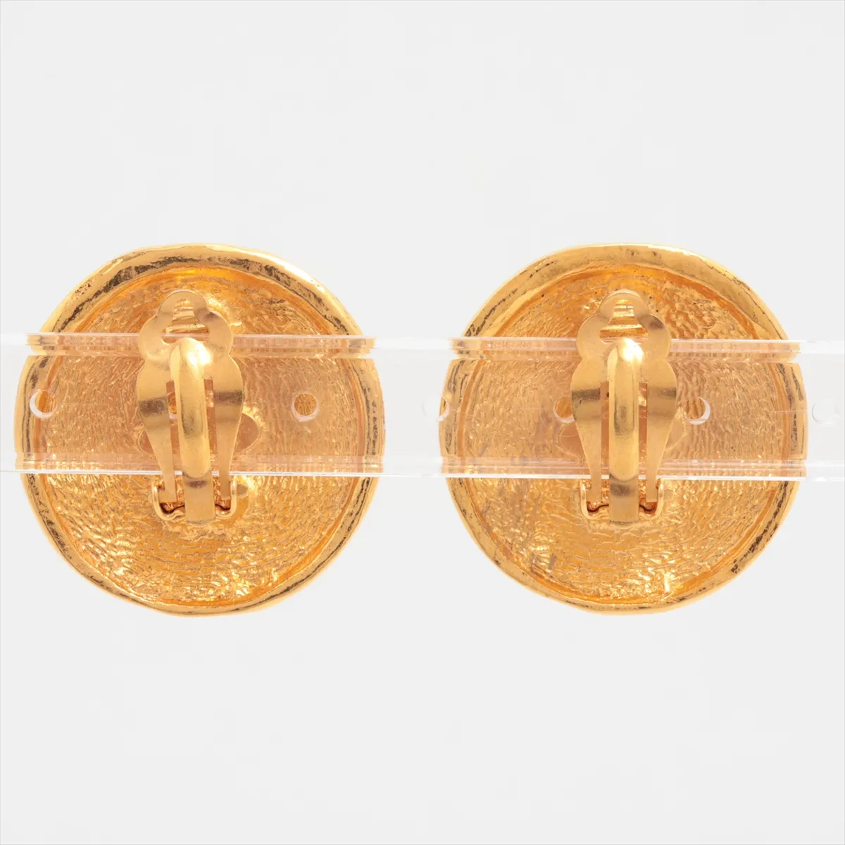31 RUE CAMBON earrings (for both ears) GP gold dents — view 2