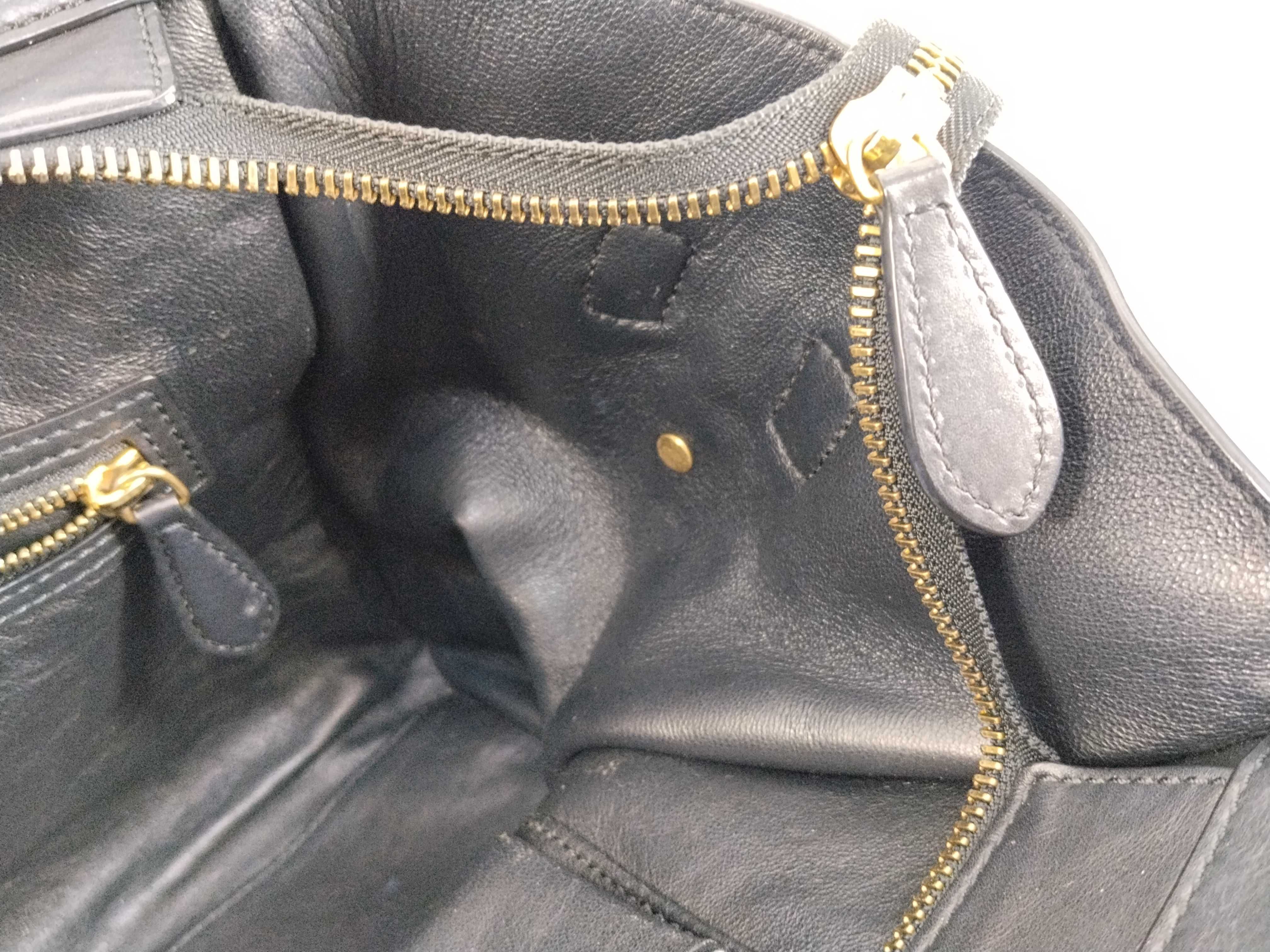 Luggage Tote Bag, Black Tote Bag — view 10