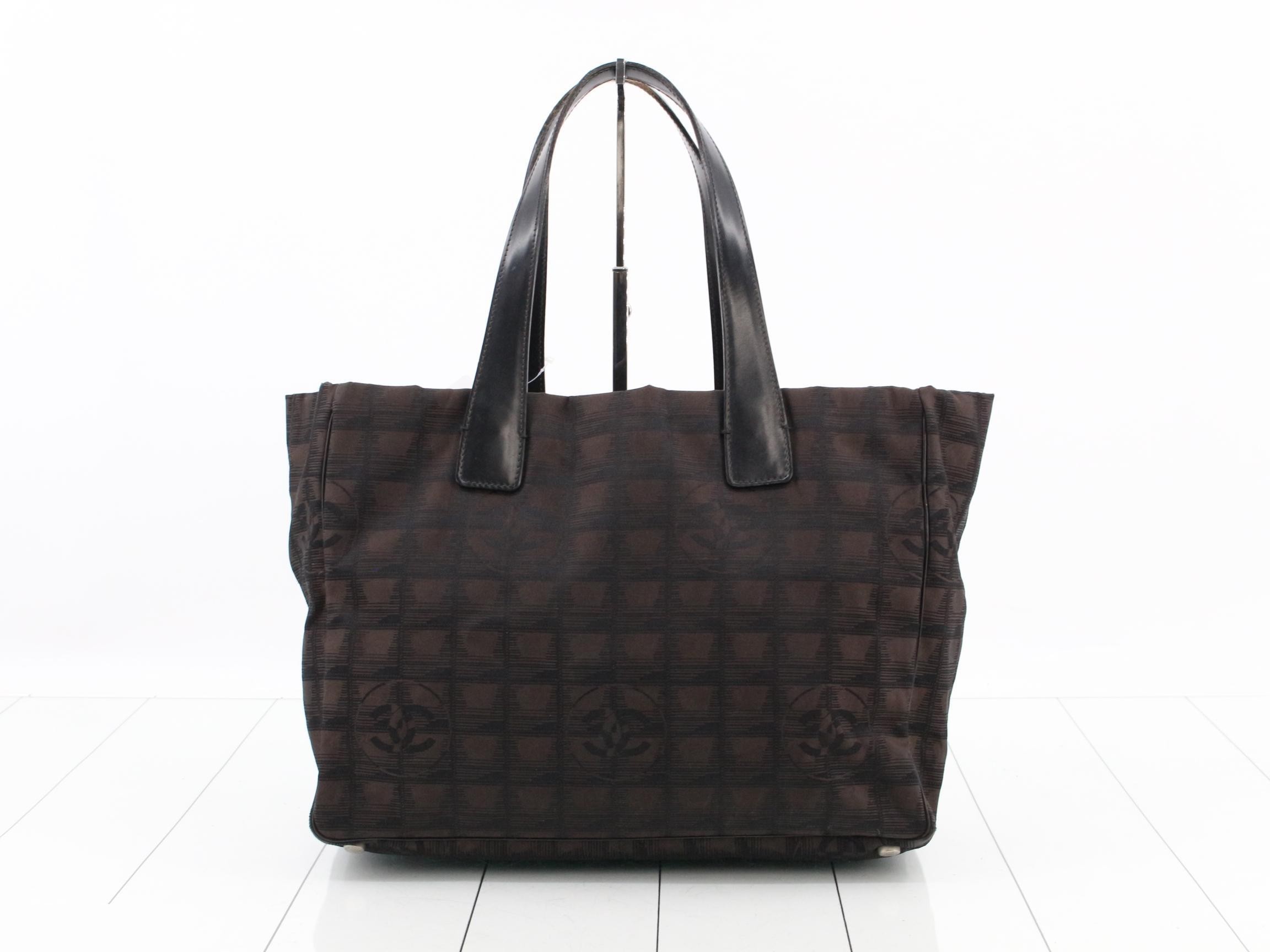 New Travel Line Brown Tote Bag — view 2