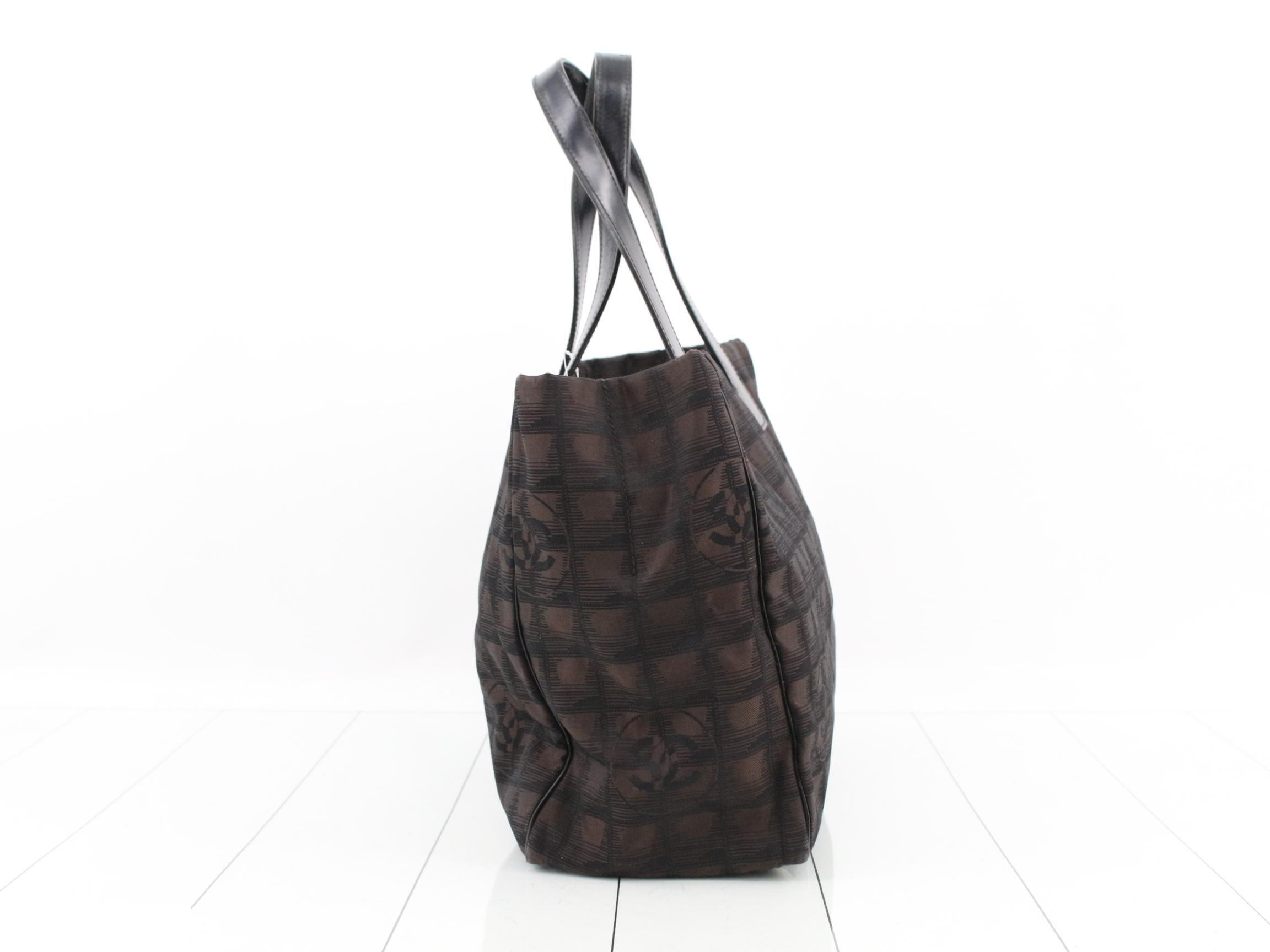 New Travel Line Brown Tote Bag — view 3