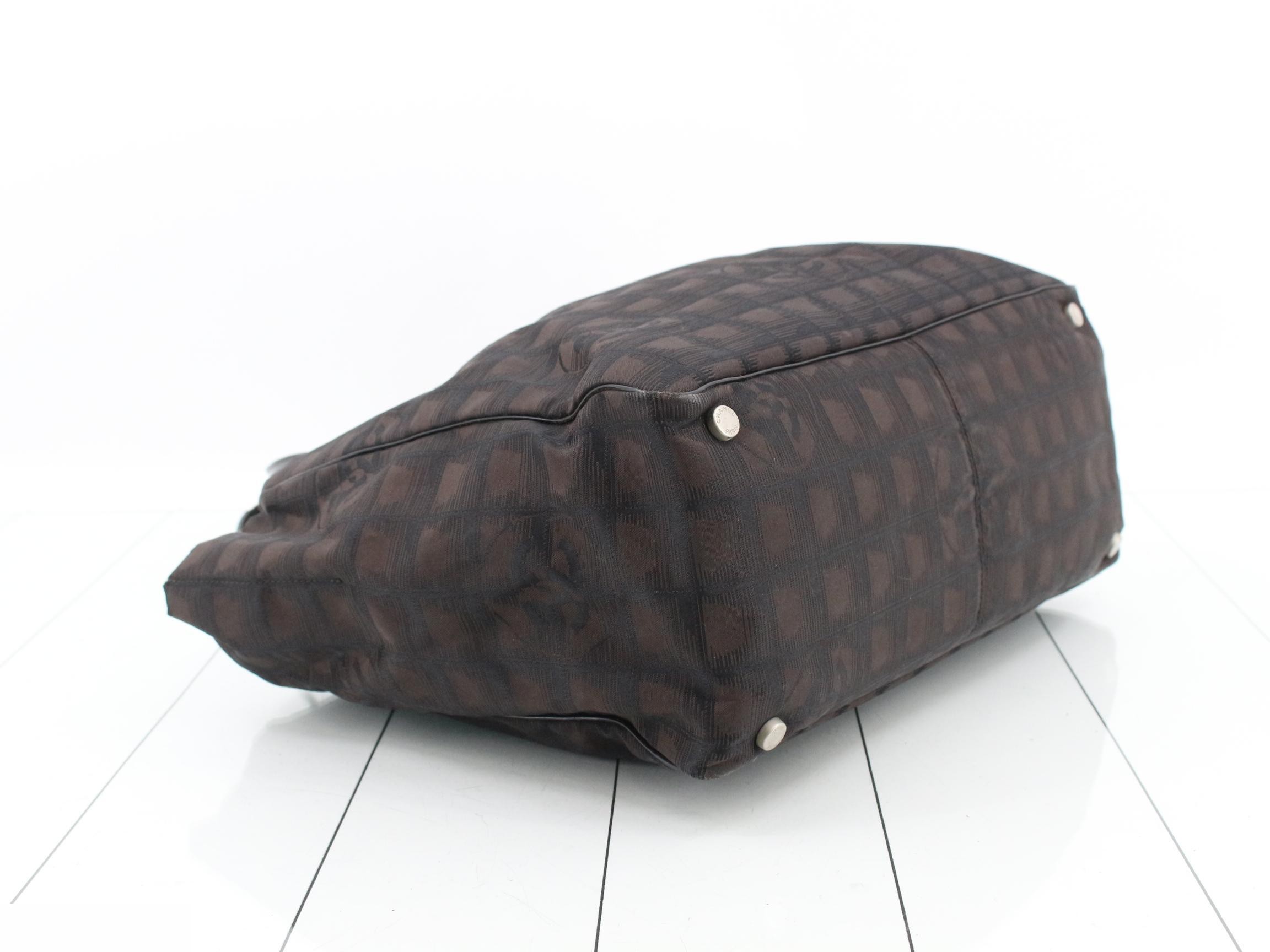 New Travel Line Brown Tote Bag — view 5