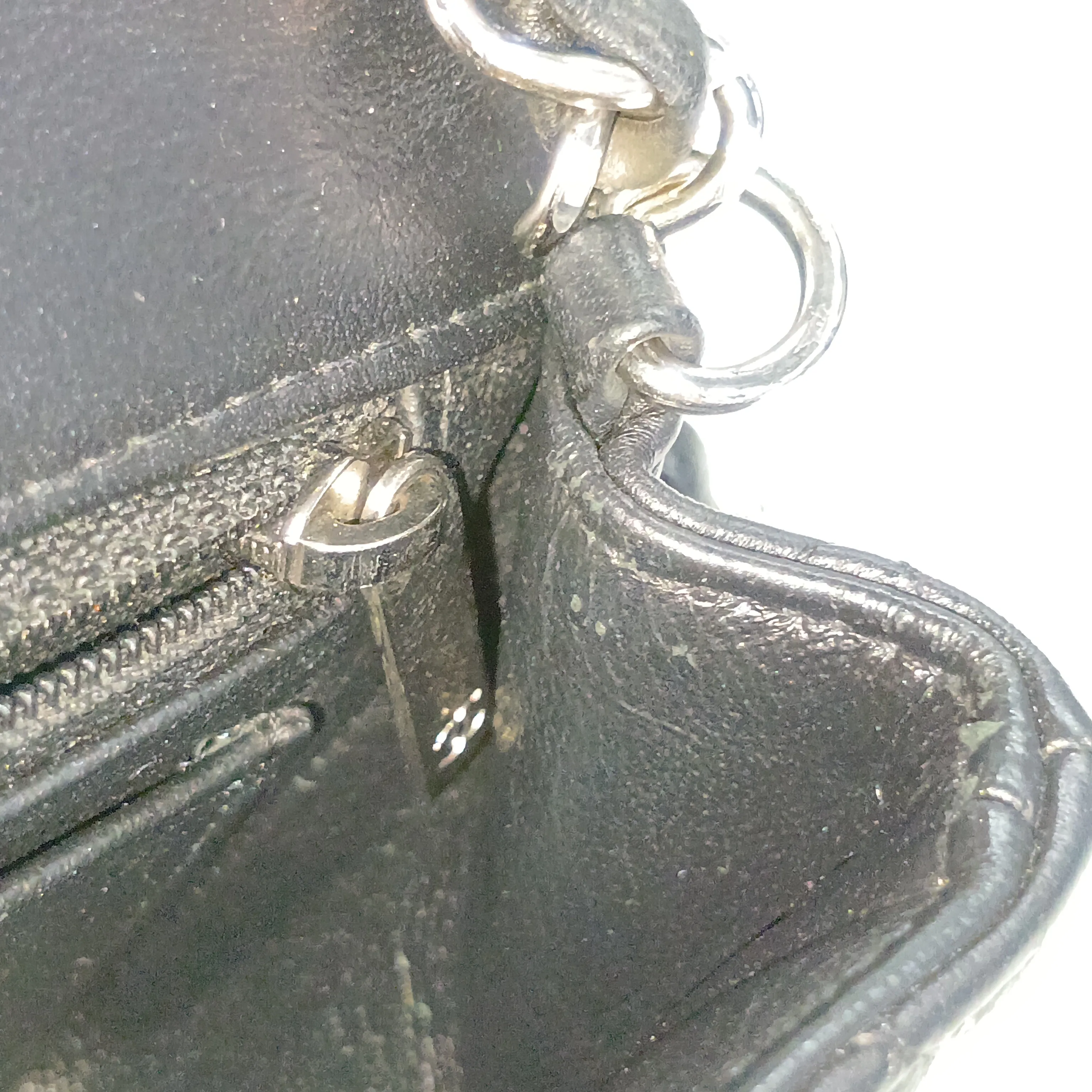 [Individually packaged] Chanel Mini Matelassé 20 Lambskin Single Flap Single Chain Bag, Black with Silver Hardware, 29255062, Serial Number 29, A69900 — view 12