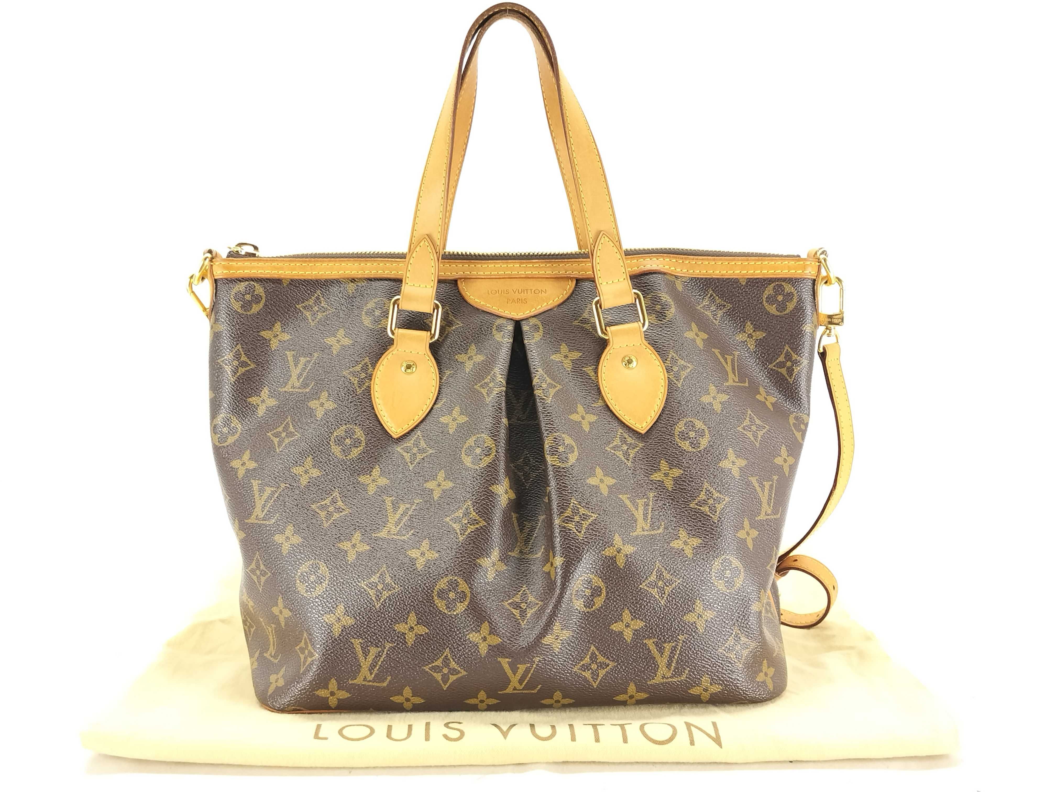 Monogram Louis Vuitton Palermo PM Handbag Monogram M40145 Tote Bag
