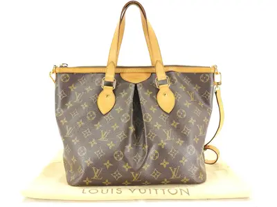 Monogram Louis Vuitton Palermo PM Handbag Monogram M40145 Tote Bag