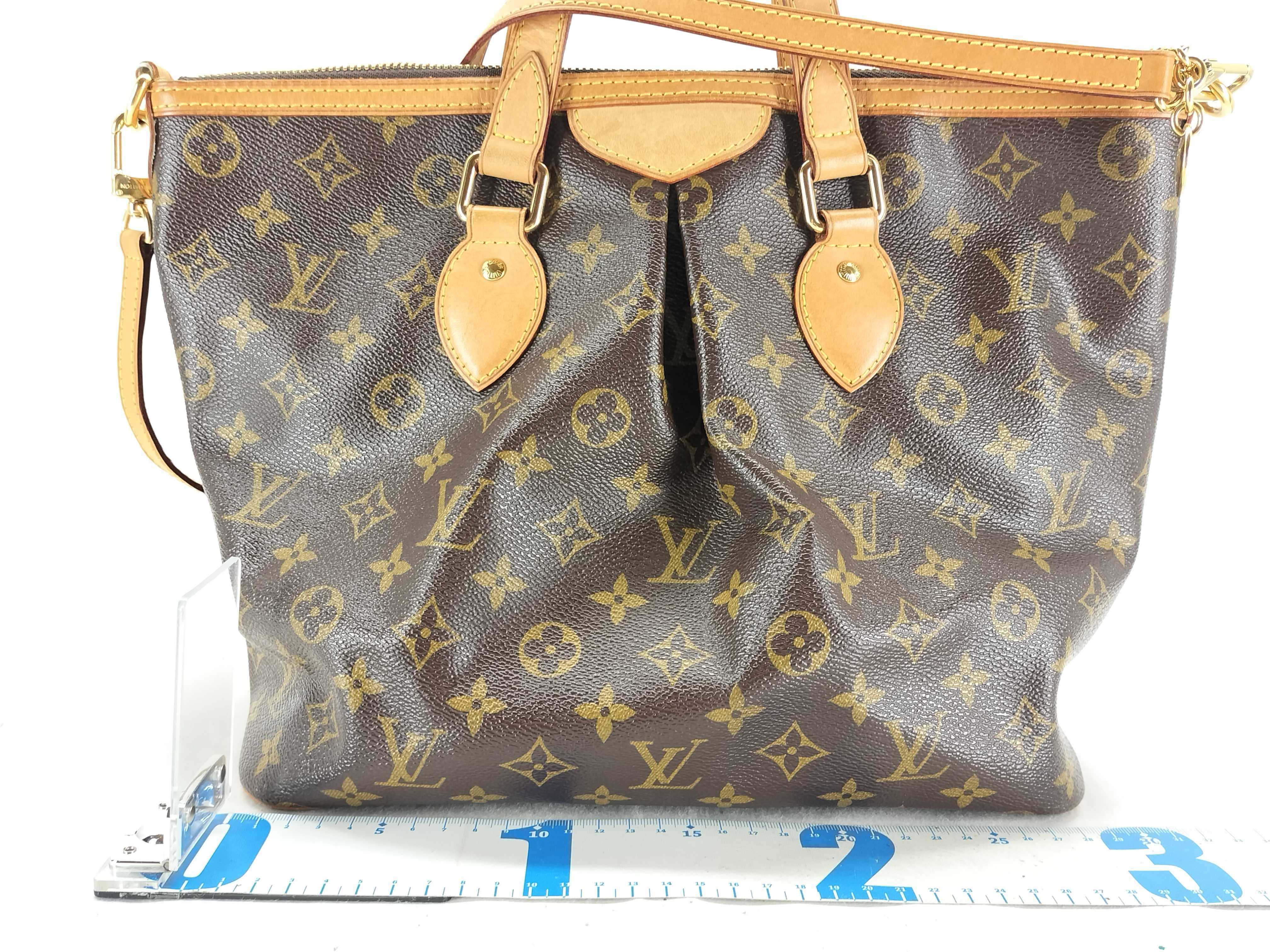 Monogram Louis Vuitton Palermo PM Handbag Monogram M40145 Tote Bag — view 2