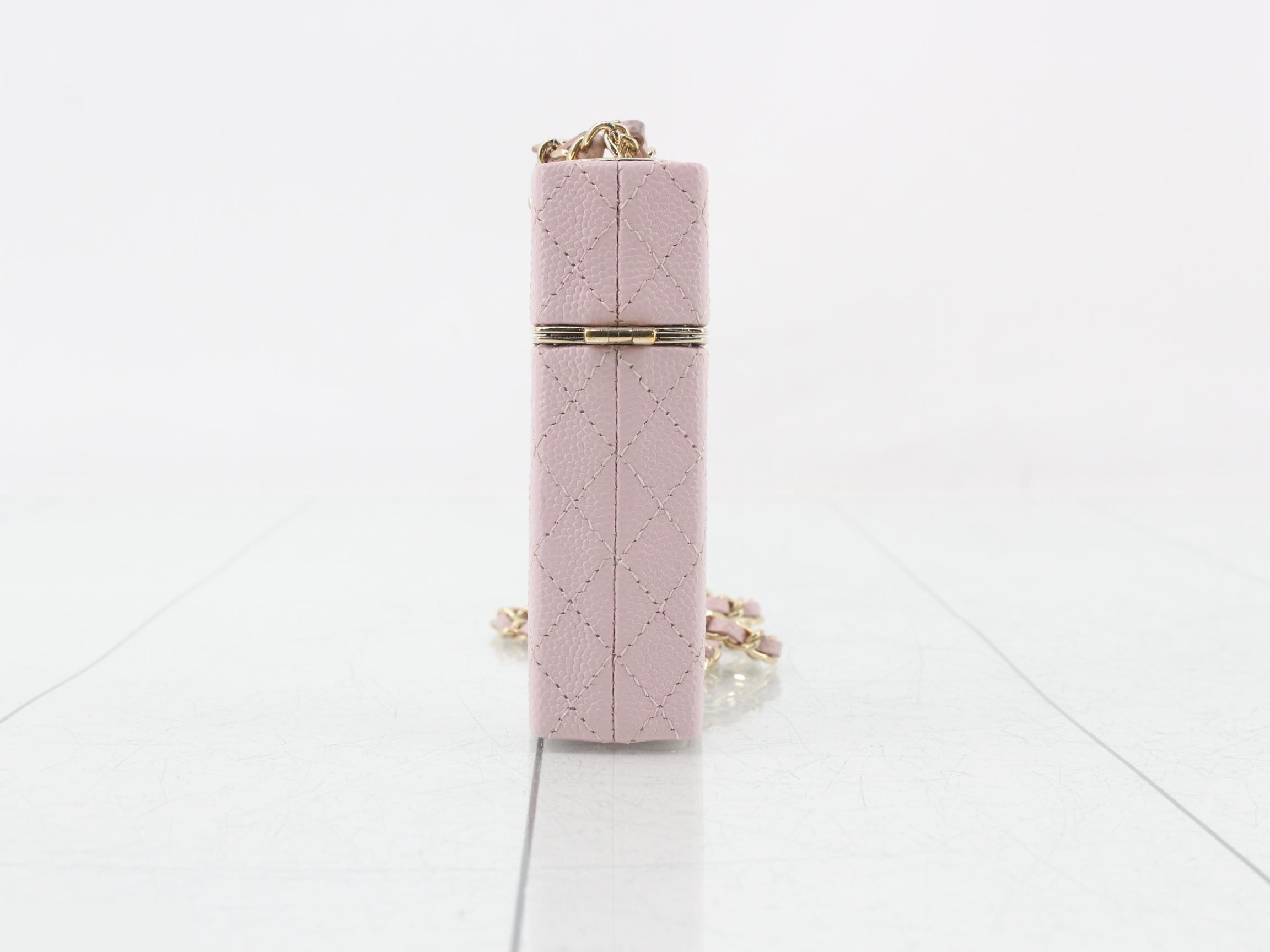 Caviar Skin Coco Mark Shoulder Lip Case — view 2
