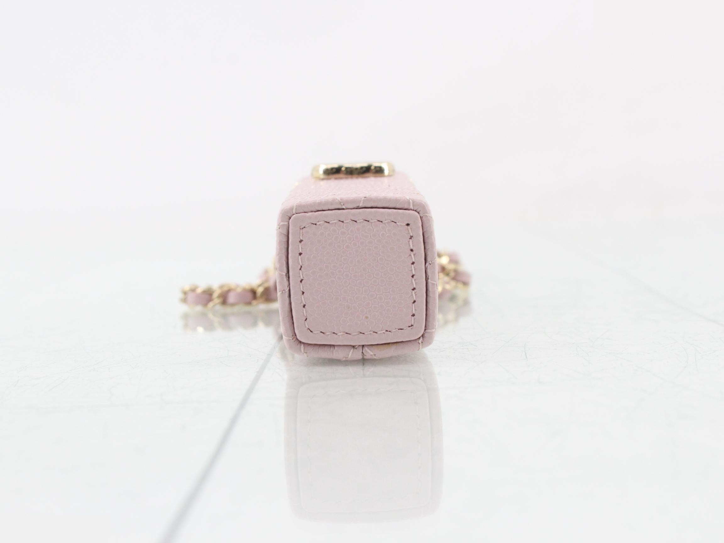 Caviar Skin Coco Mark Shoulder Lip Case — view 3
