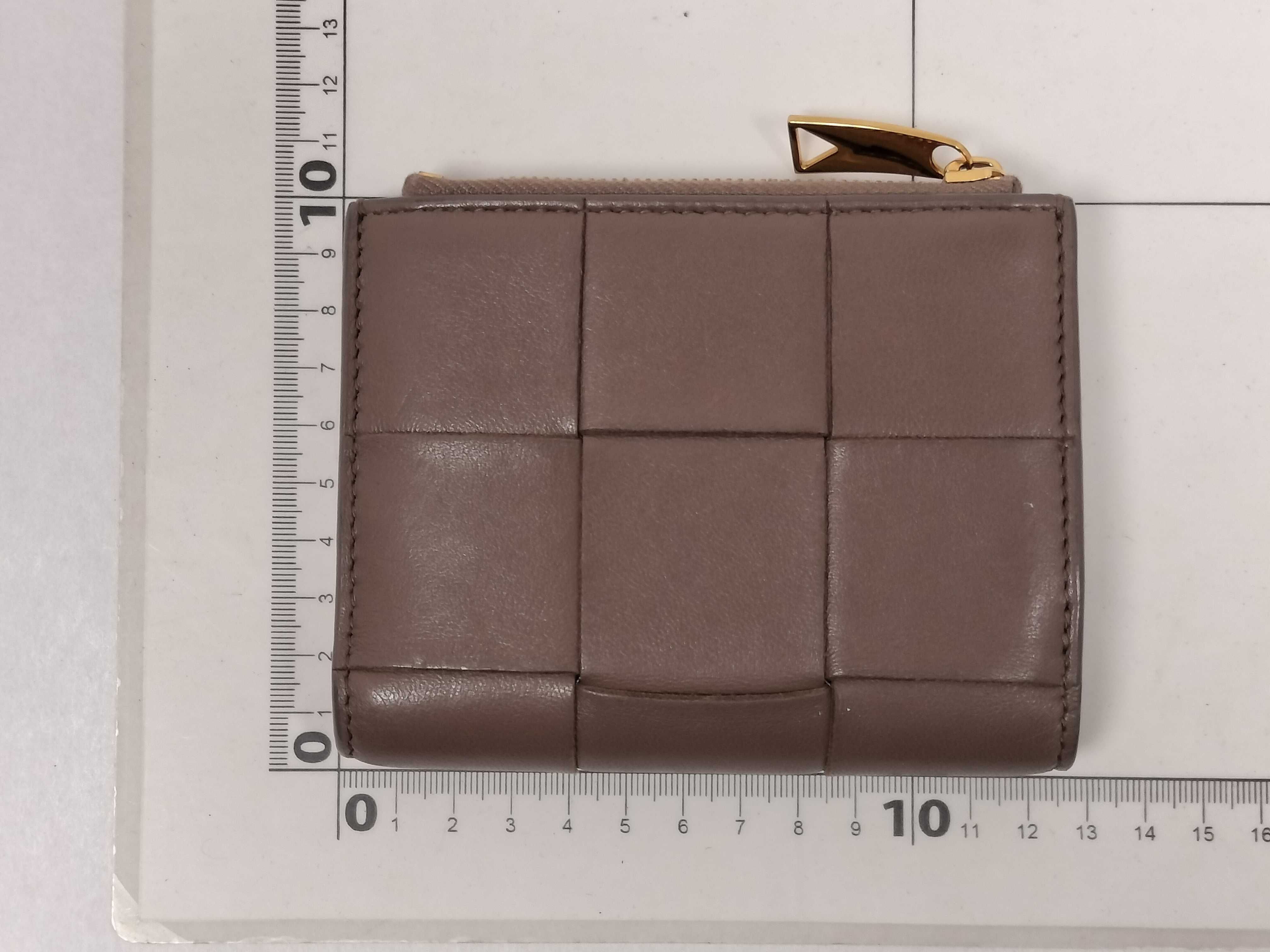 Bi-fold/Maxi Intrecciato/Brown Wallet — view 2
