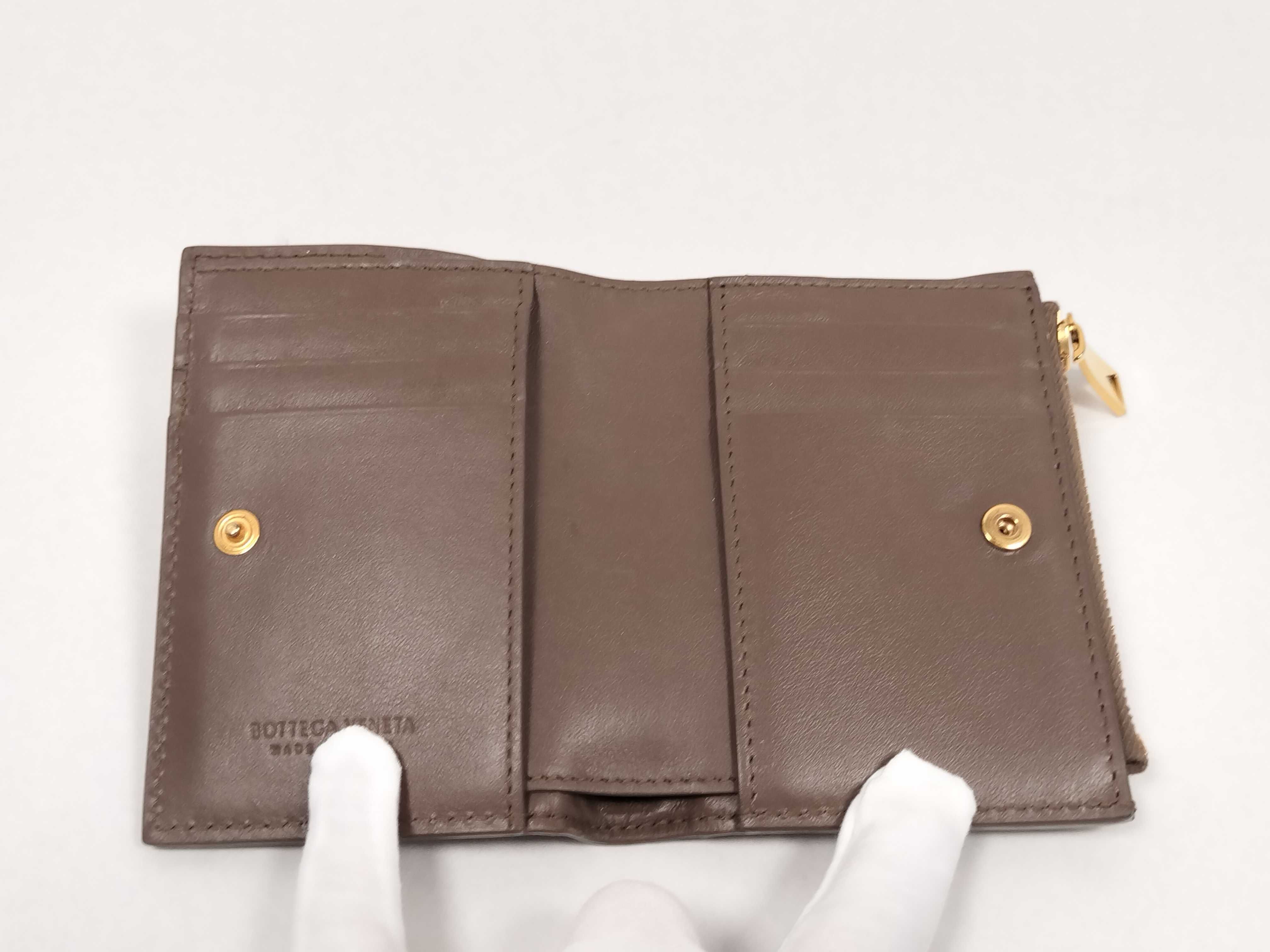 Bi-fold/Maxi Intrecciato/Brown Wallet — view 10