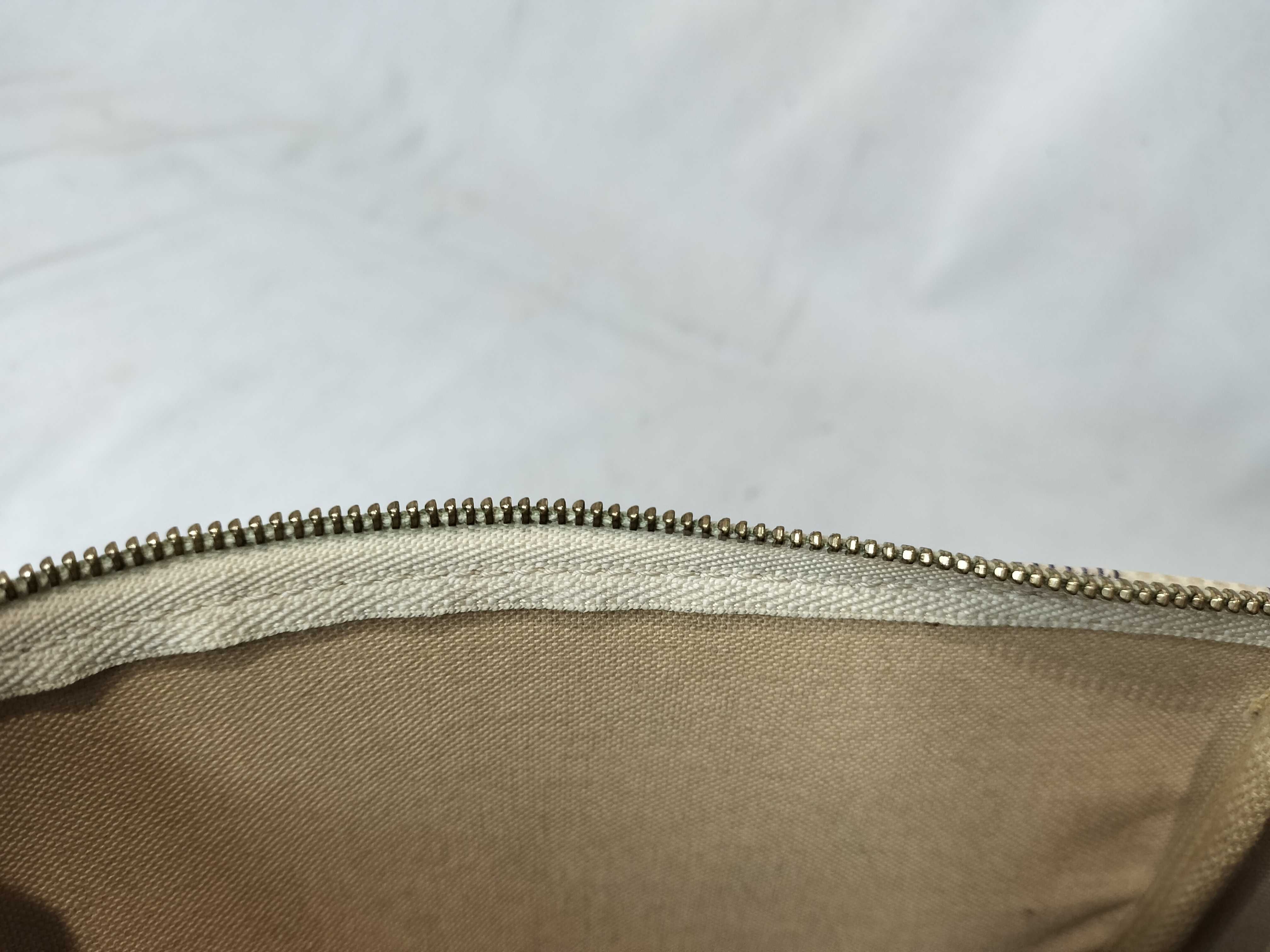 Damier Vuitton Damier Azur Pochette Accessoires N41207 CA0049 White Handbag — view 12