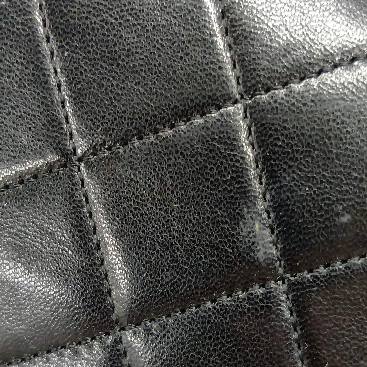 Matelassé Lambskin Single Flap Single Chain Bag, Black with Gold Hardware, Item No. 1704382 (Serial No. 1) — view 14