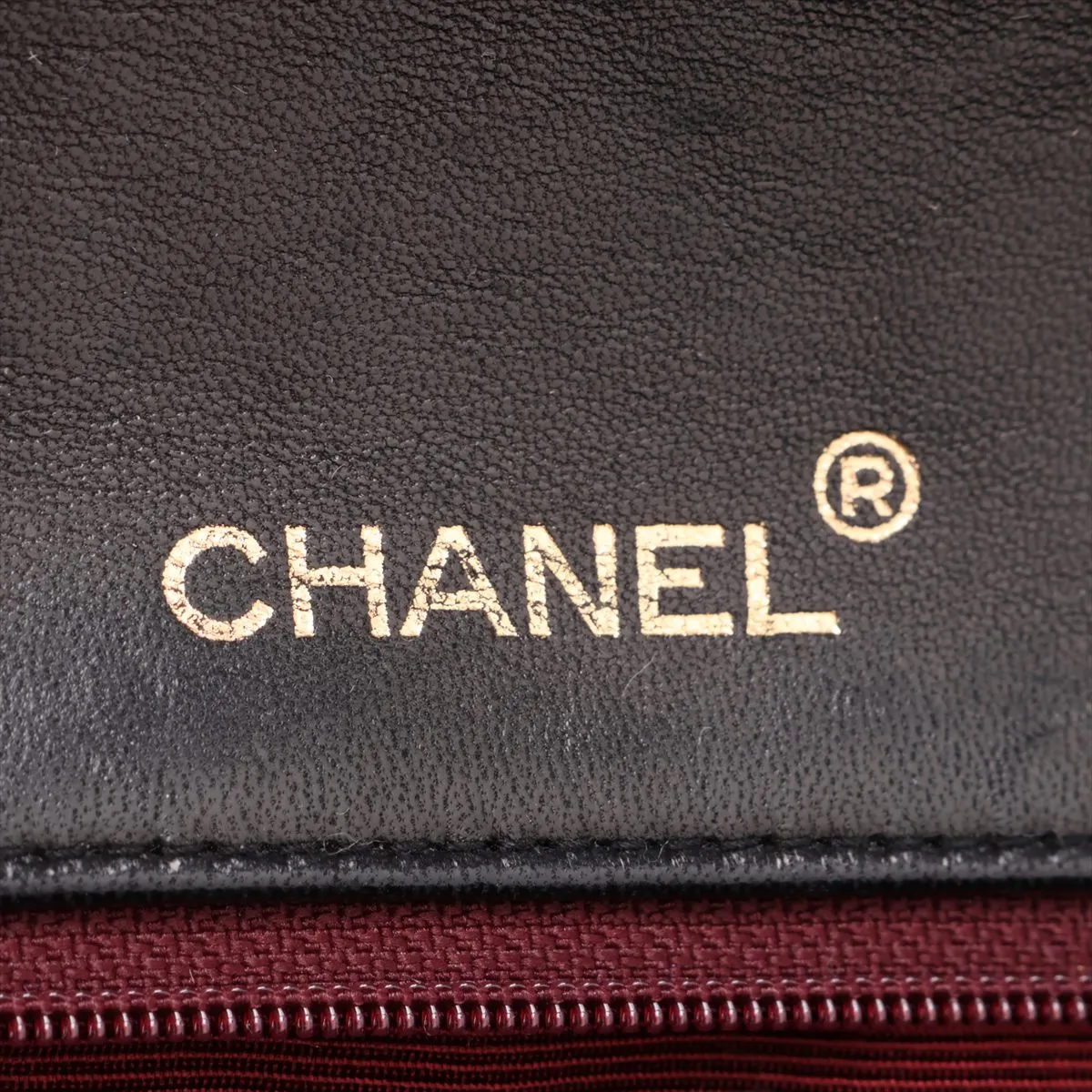 Matelassé Lambskin Single Flap Single Chain Bag, Black with Gold Hardware, Item No. 1704382 (Serial No. 1) — view 10