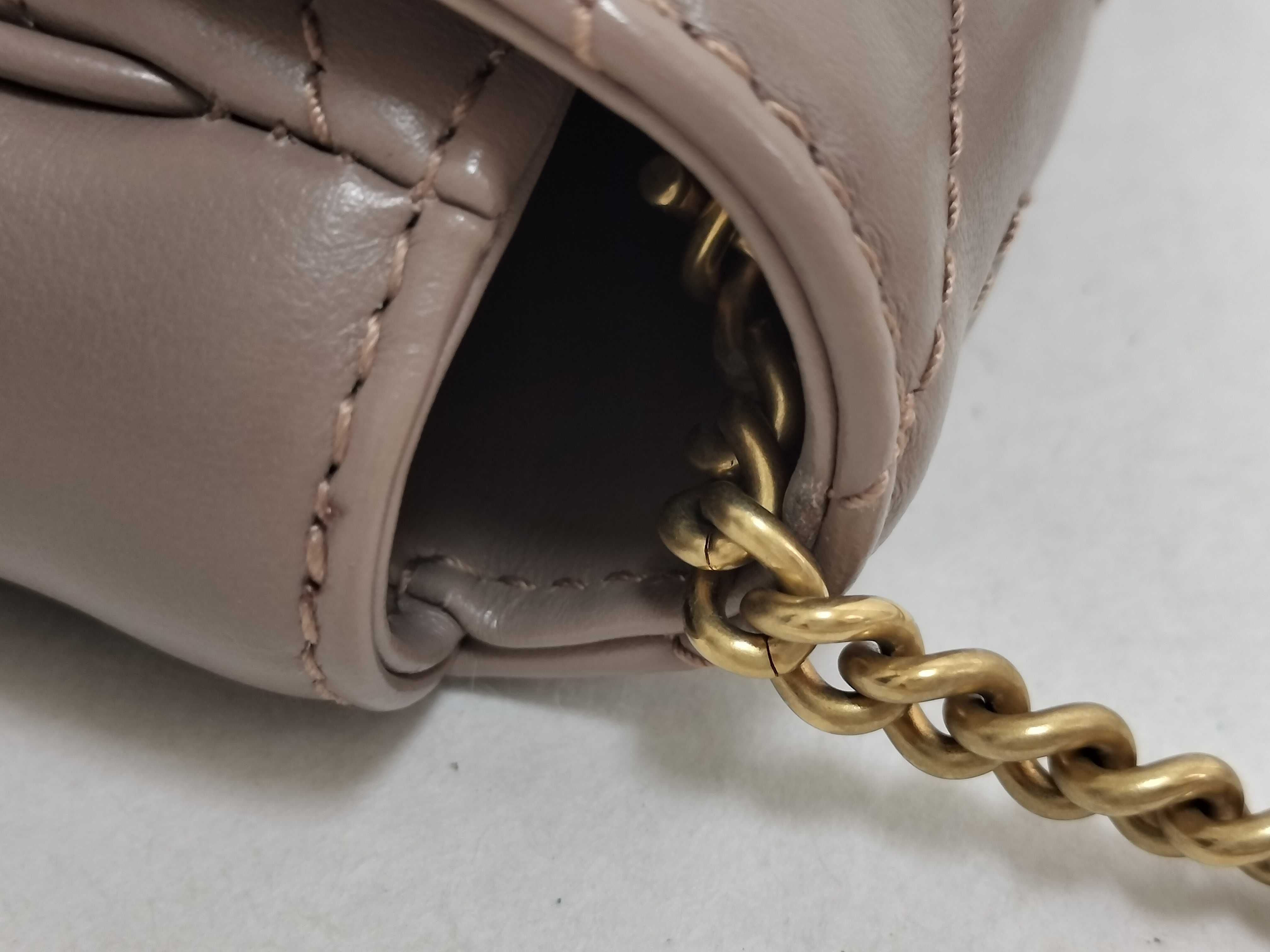 SG-GG Marmont Leather Chain Shoulder Bag Pink 476433 Shoulder Bag — view 5