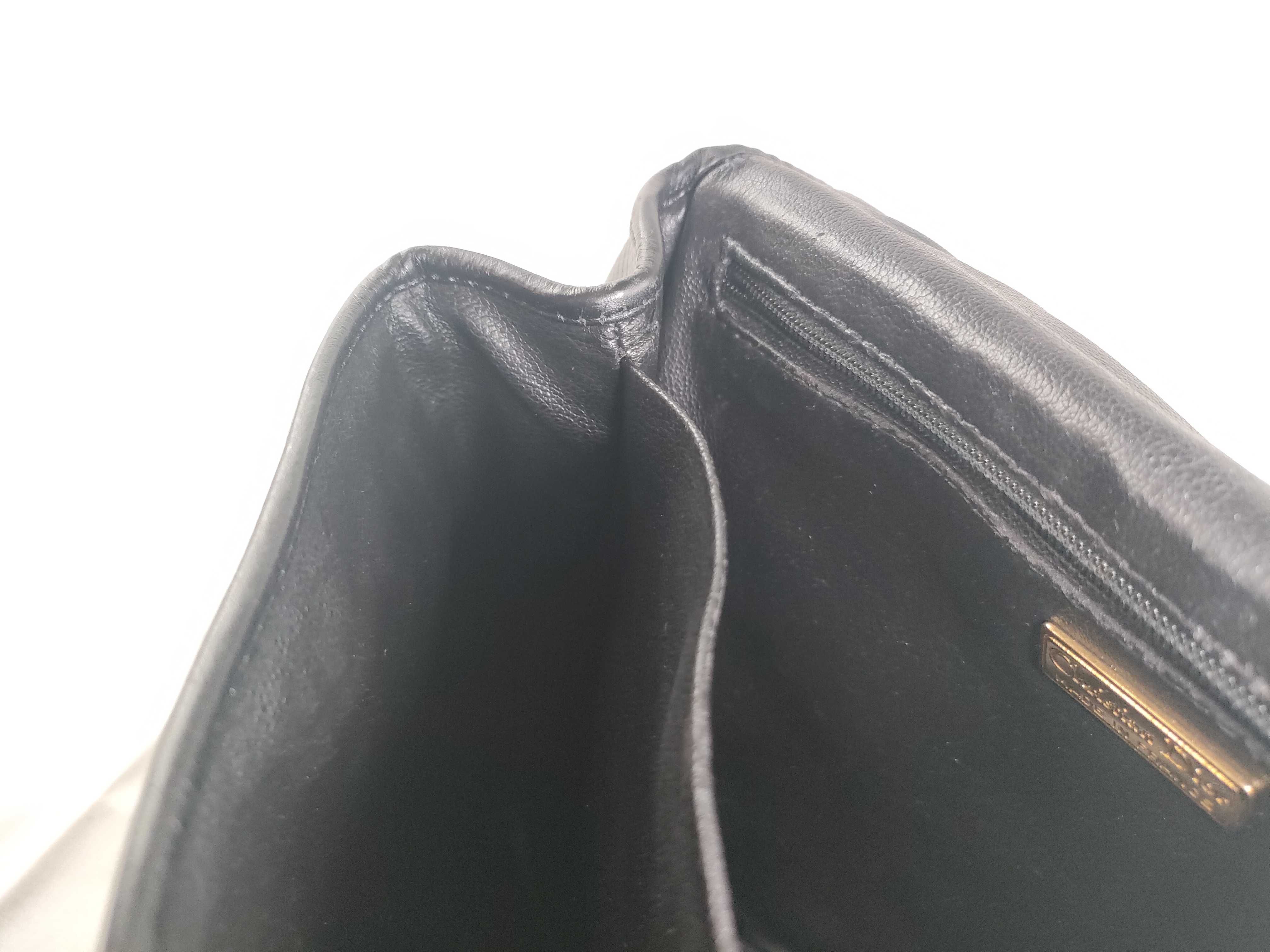 2-way Leather Handbag Shoulder Bag Black Handbag — view 12