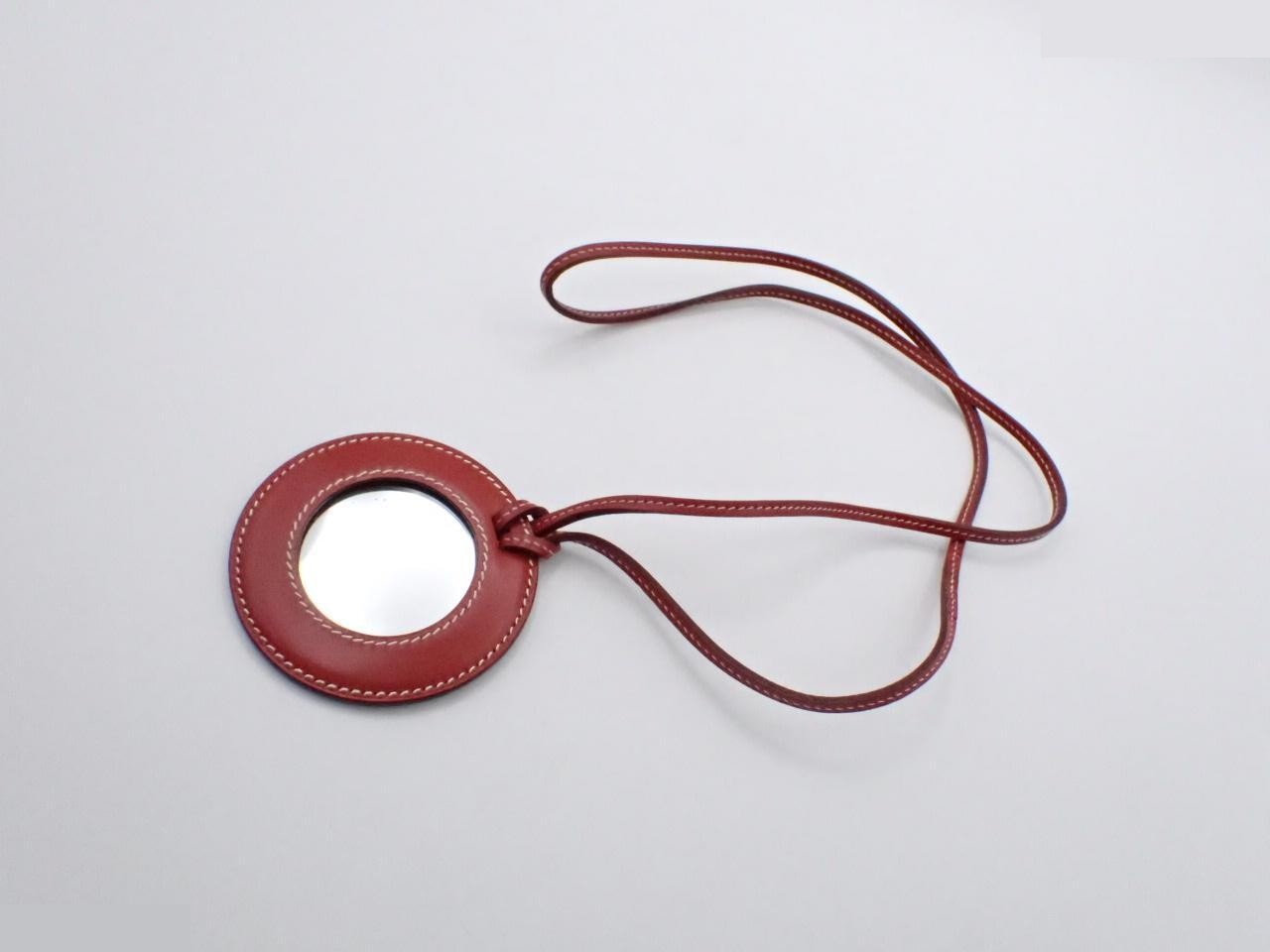 mirror necklace, dust bag, cord approximately 80cm. — view 3