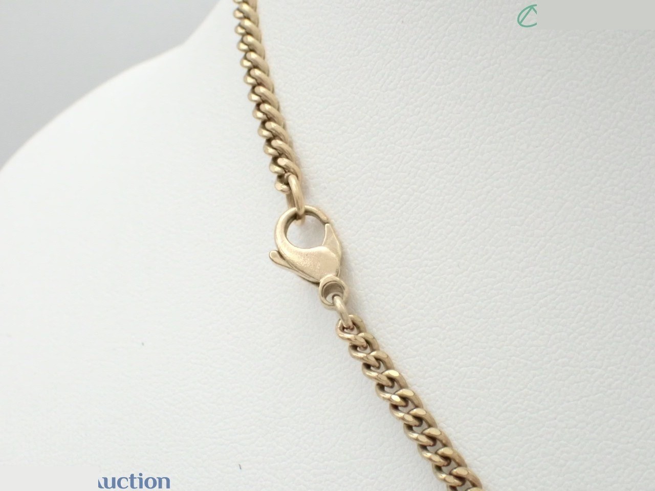 Coco Mark Rhinestone Necklace with Mark, 06A, Gold — view 2
