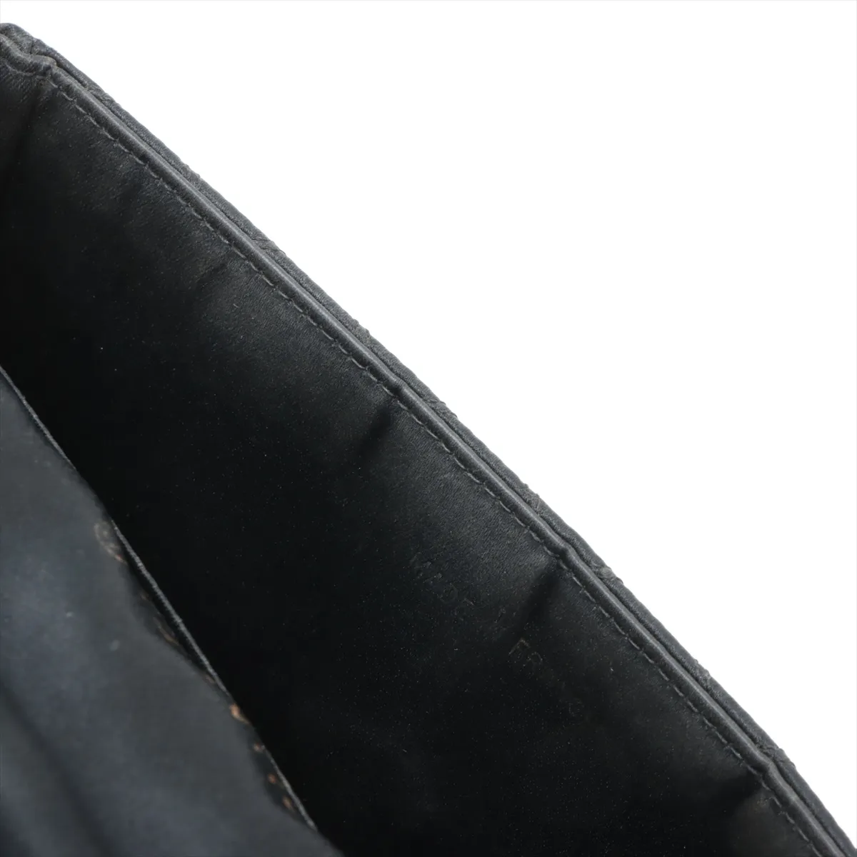 Bicolore Satin Single Flap Single Chain Bag Push Lock Black Gold Hardware 1028673 No. 1 — view 11