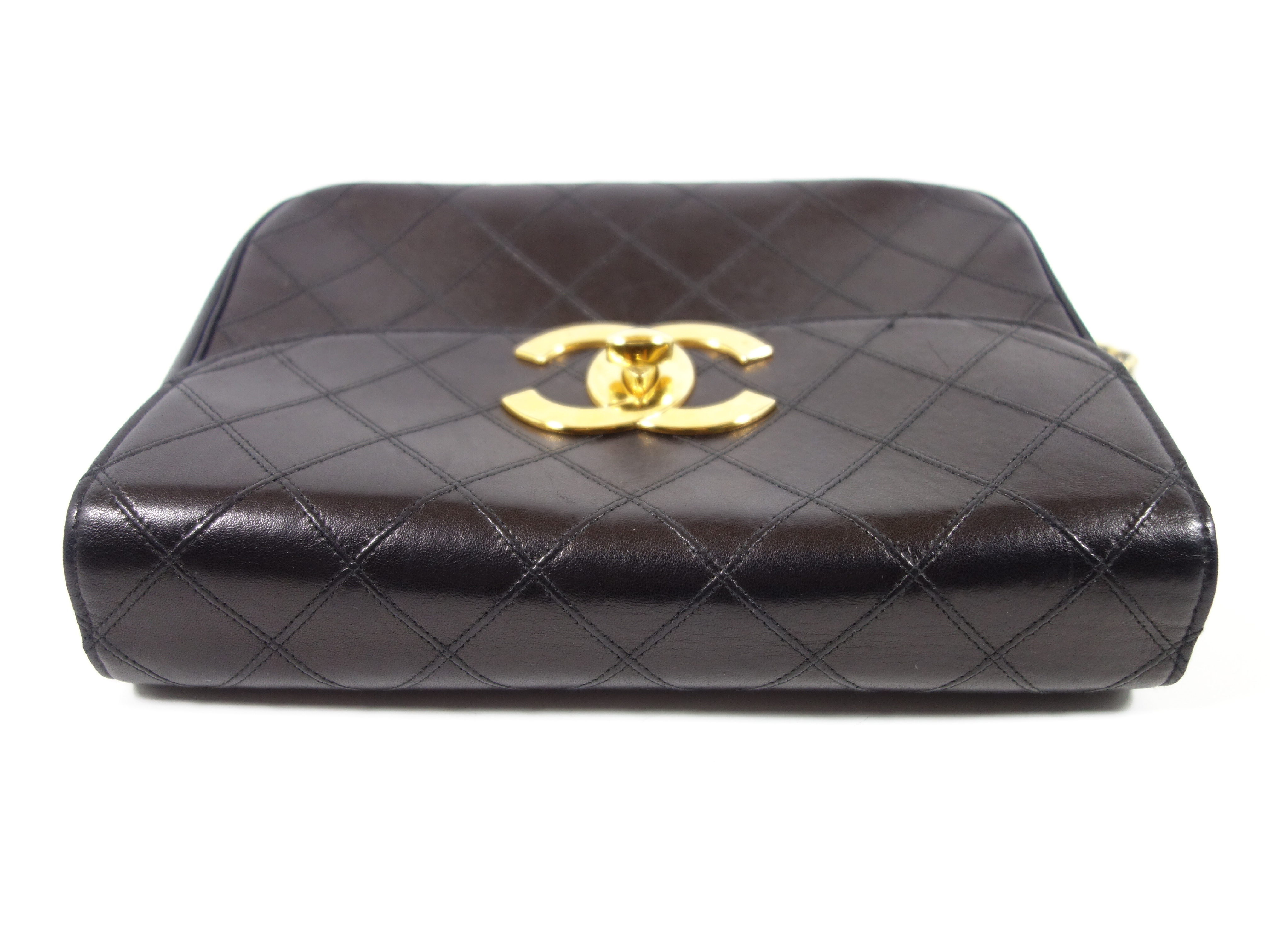 Lambskin Bicolore Chain Big Coco Chain Shoulder Bag — view 4