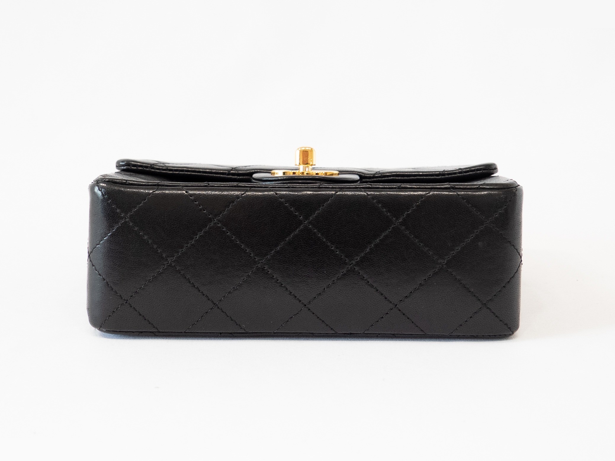 Mini Matelassé Lambskin Seal Card — view 5
