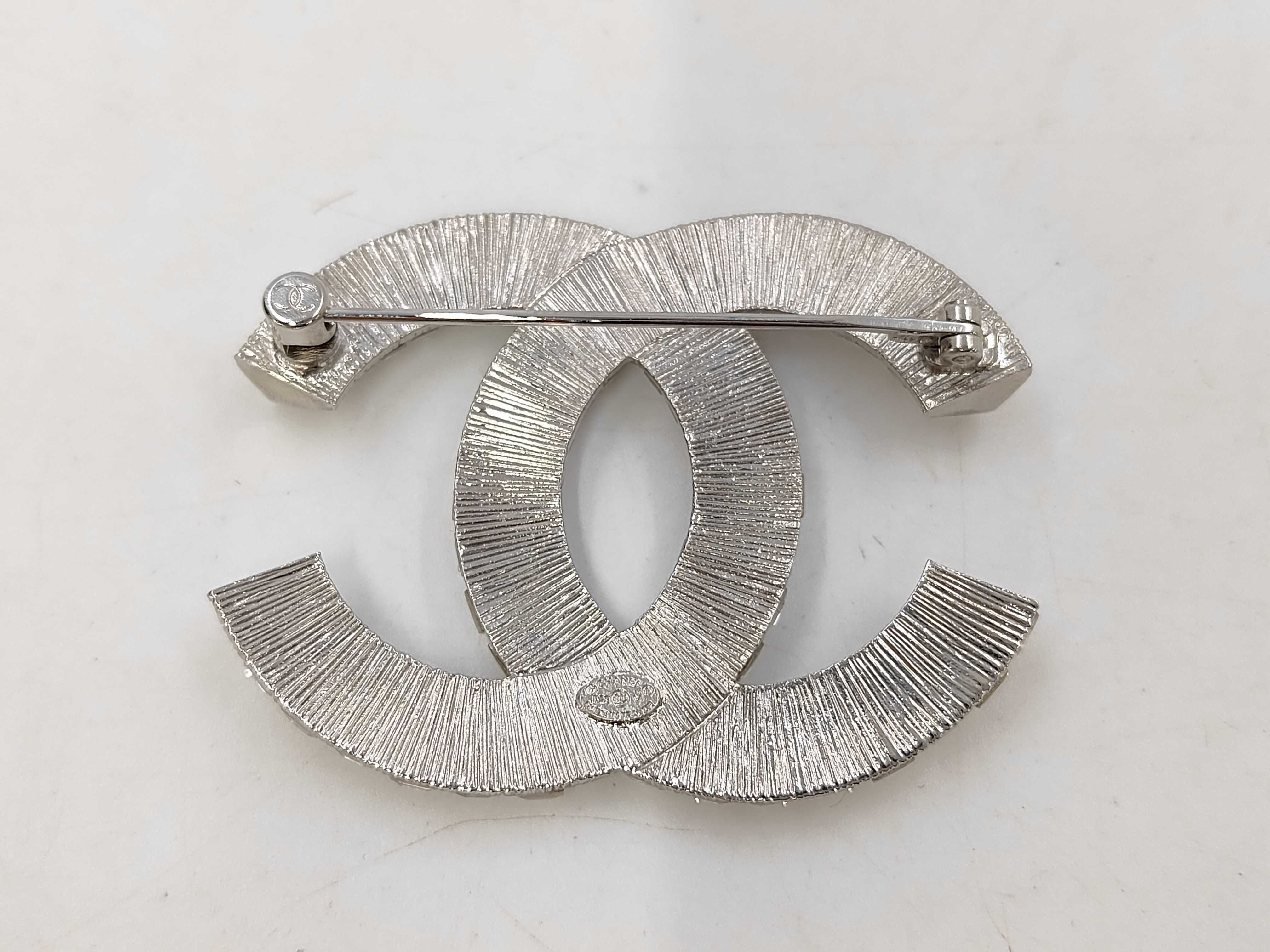 Coco Mark F23V Brooch, Silver Brooch — view 2