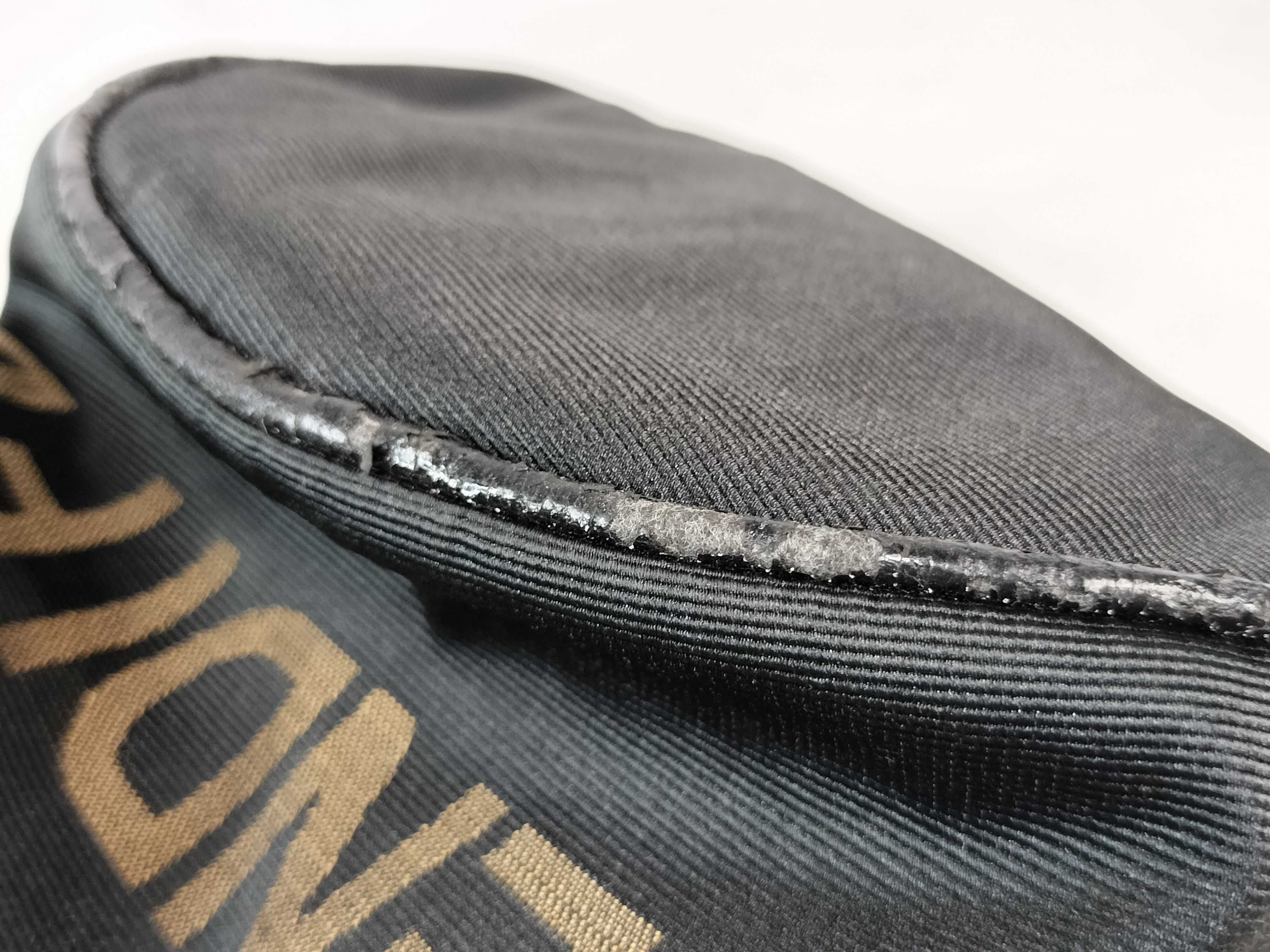 logo line nylon black handbag tote bag — view 12