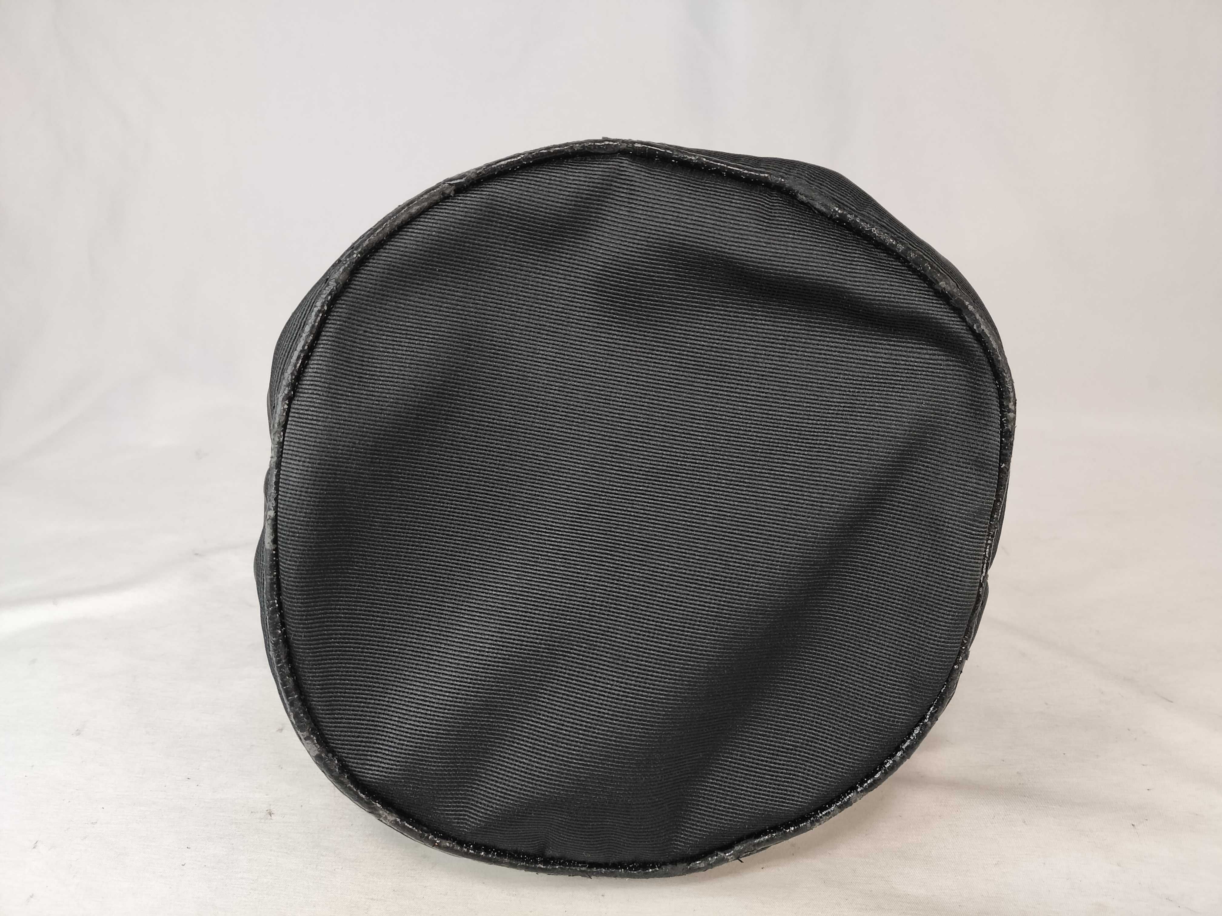 logo line nylon black handbag tote bag — view 7