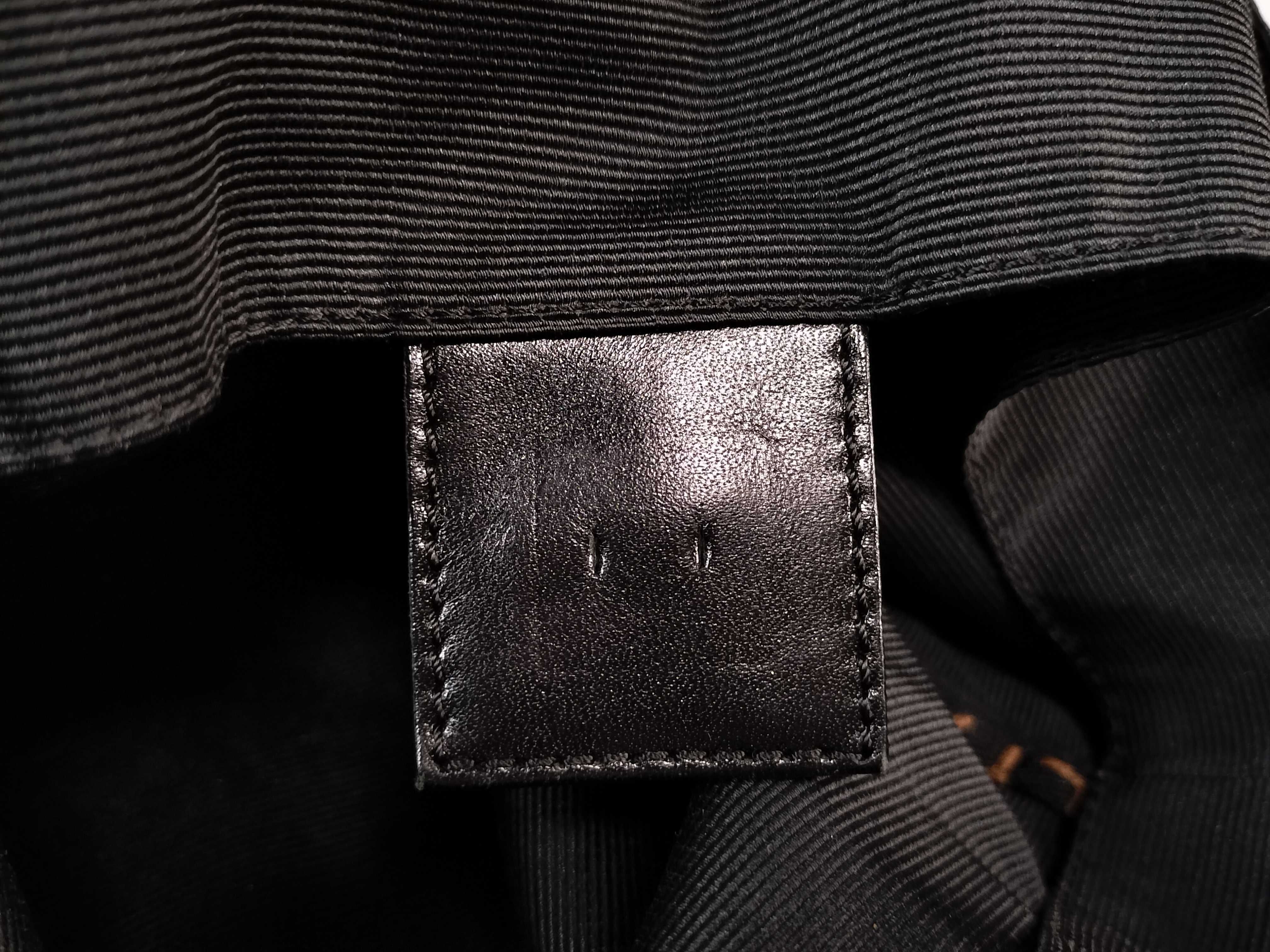 logo line nylon black handbag tote bag — view 10