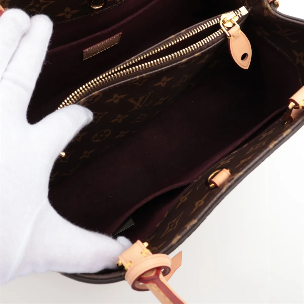 Monogram Montaigne MM M41056 UB2179 Brown RFID reaction available — view 8