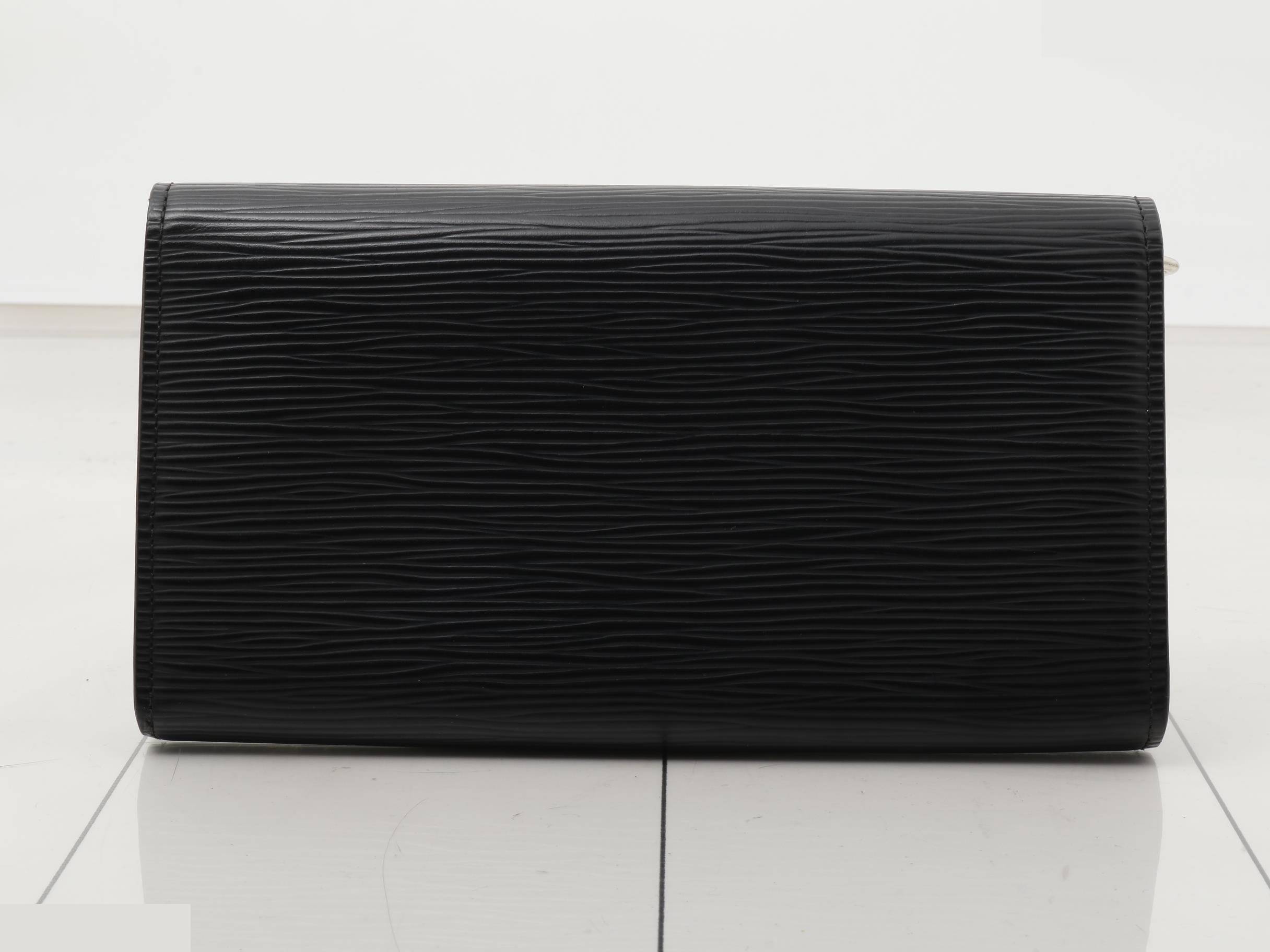 Portefeuille Louise Epi Leather Noir — view 2
